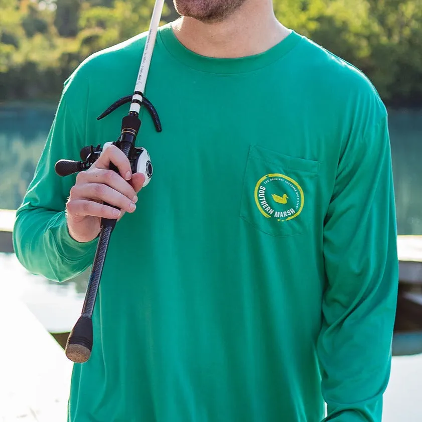 Southern Marsh 21 FieldTec™ Pocket Tee - Long Sleeve