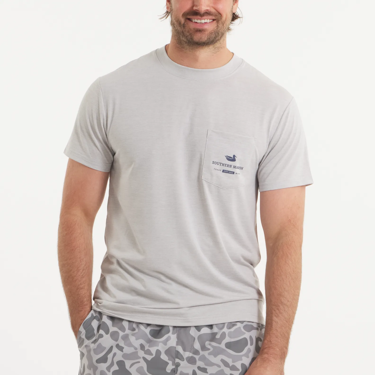 Southern Marsh 21 FieldTec™ Pro Heathered Tee - Lit Up