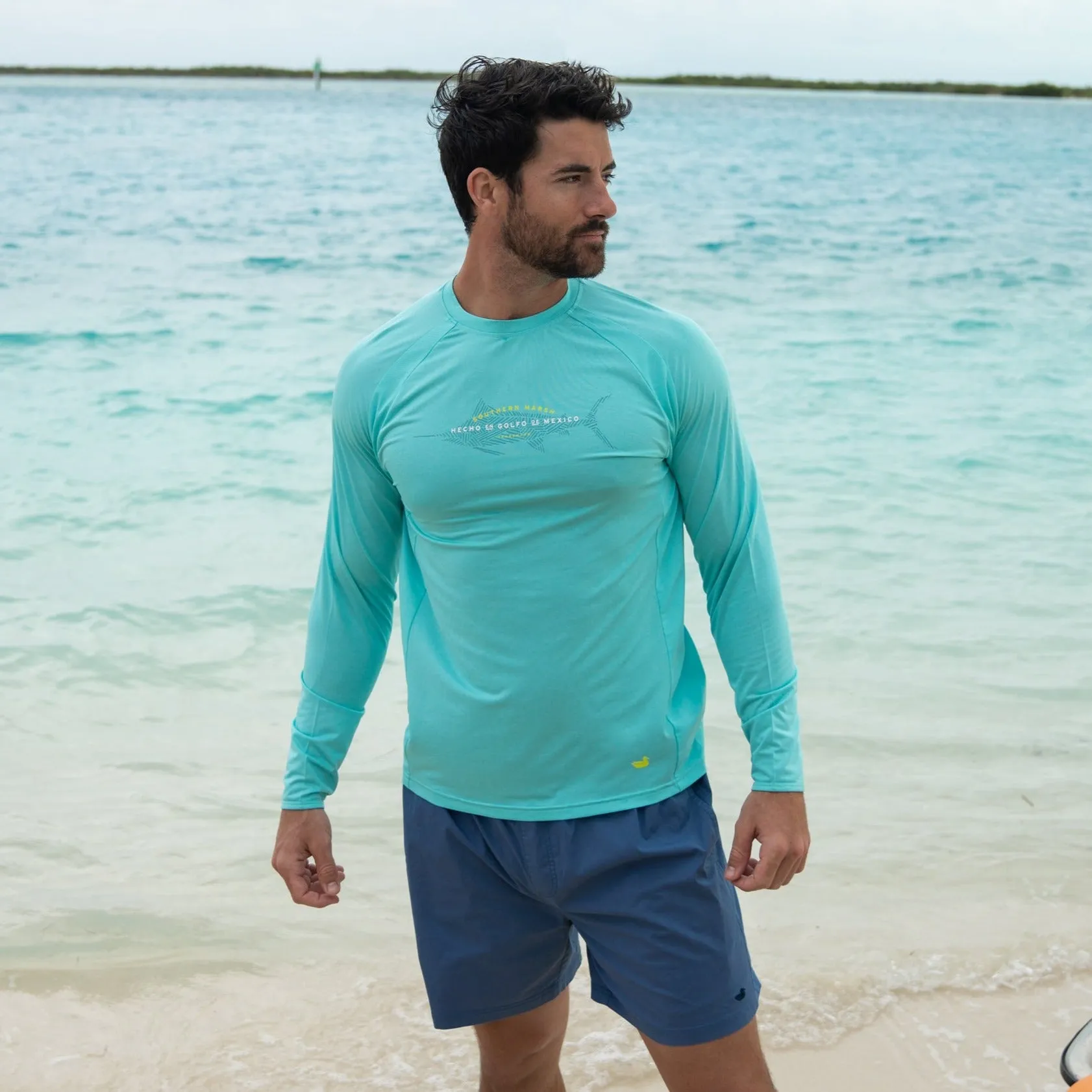 Southern Marsh 21 FieldTec™ Riptide Performance Tee - Hecho - Long Sleeve