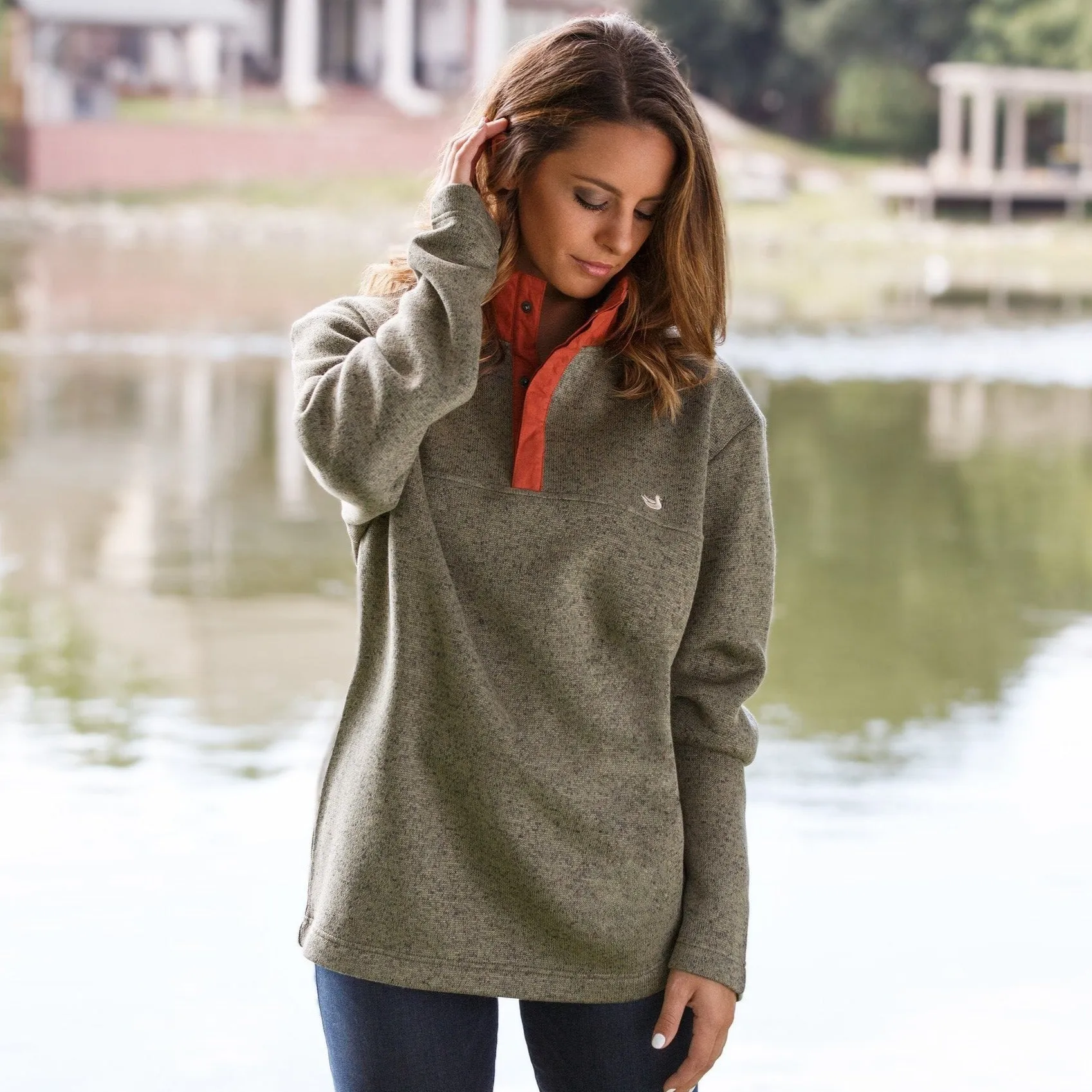 Southern Marsh 21 FieldTec™ Woodford Snap Pullover