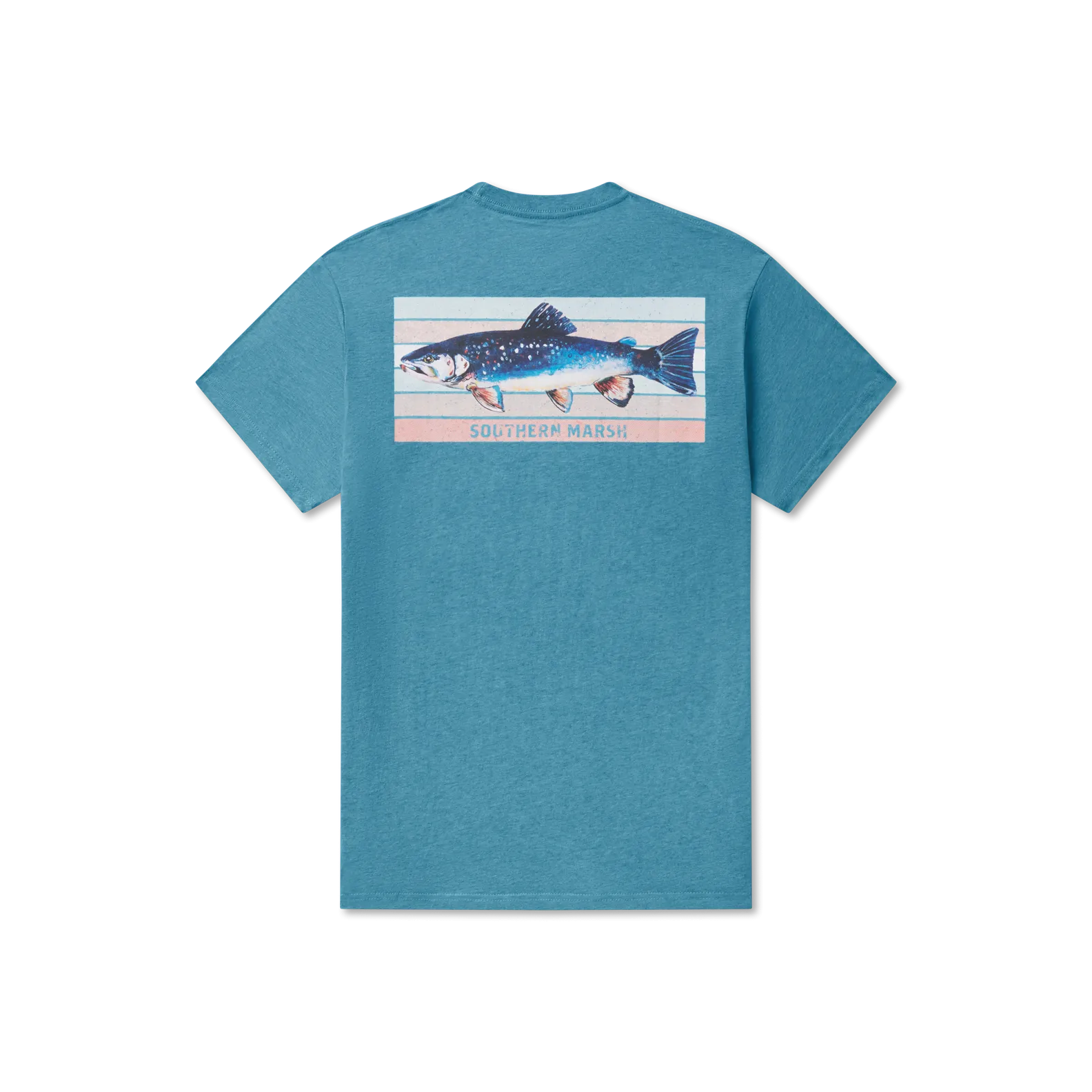 Southern Marsh 21 Fishing Lines Tee - Brook Trout