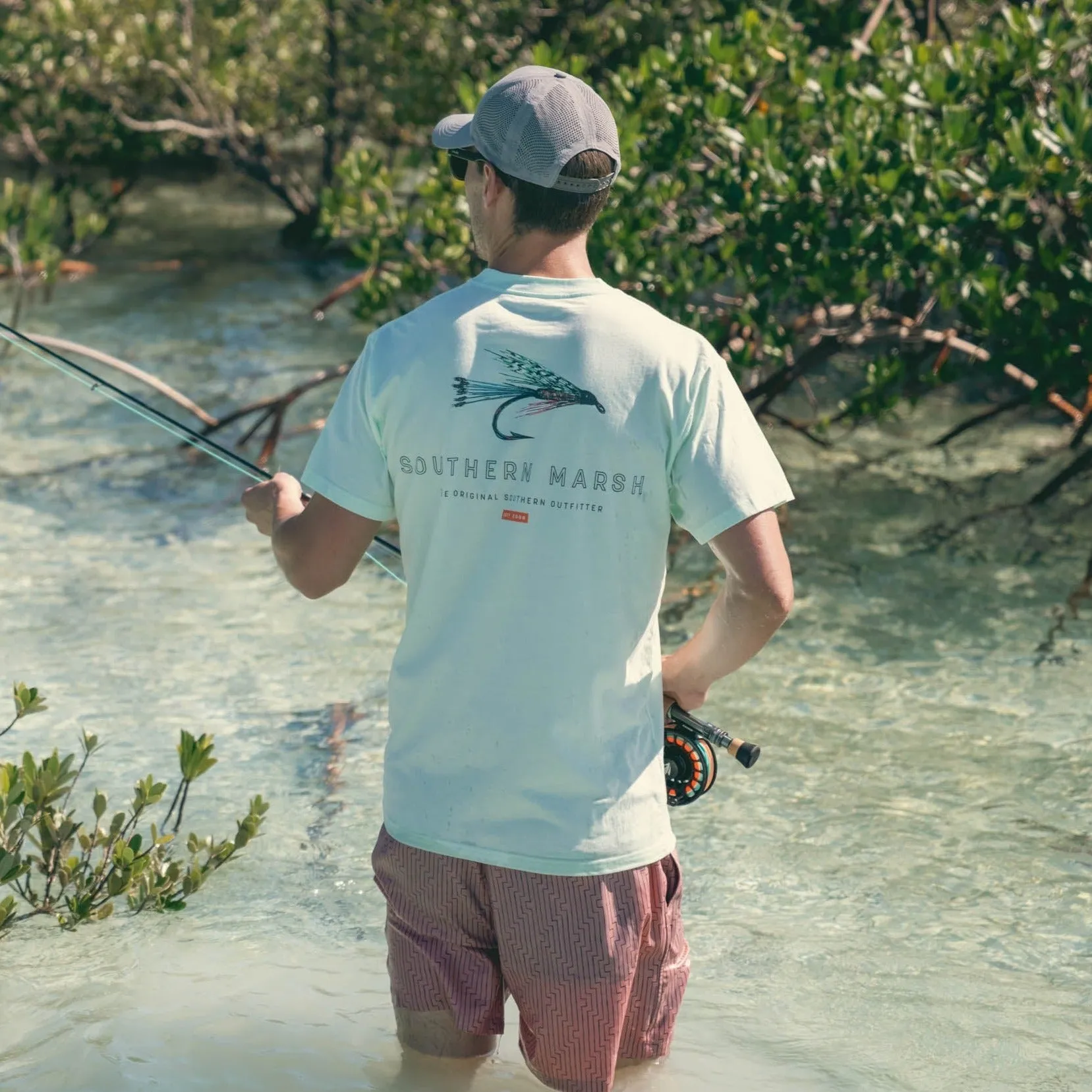 Southern Marsh 21 Fly Out Lines Tee