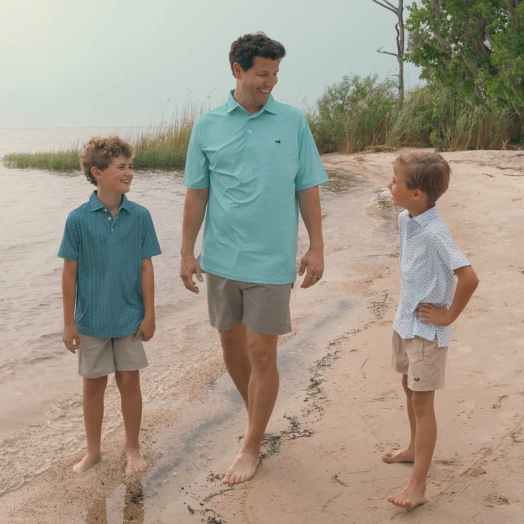 Southern Marsh 21 Flyline Performance Polo - Fan Shell