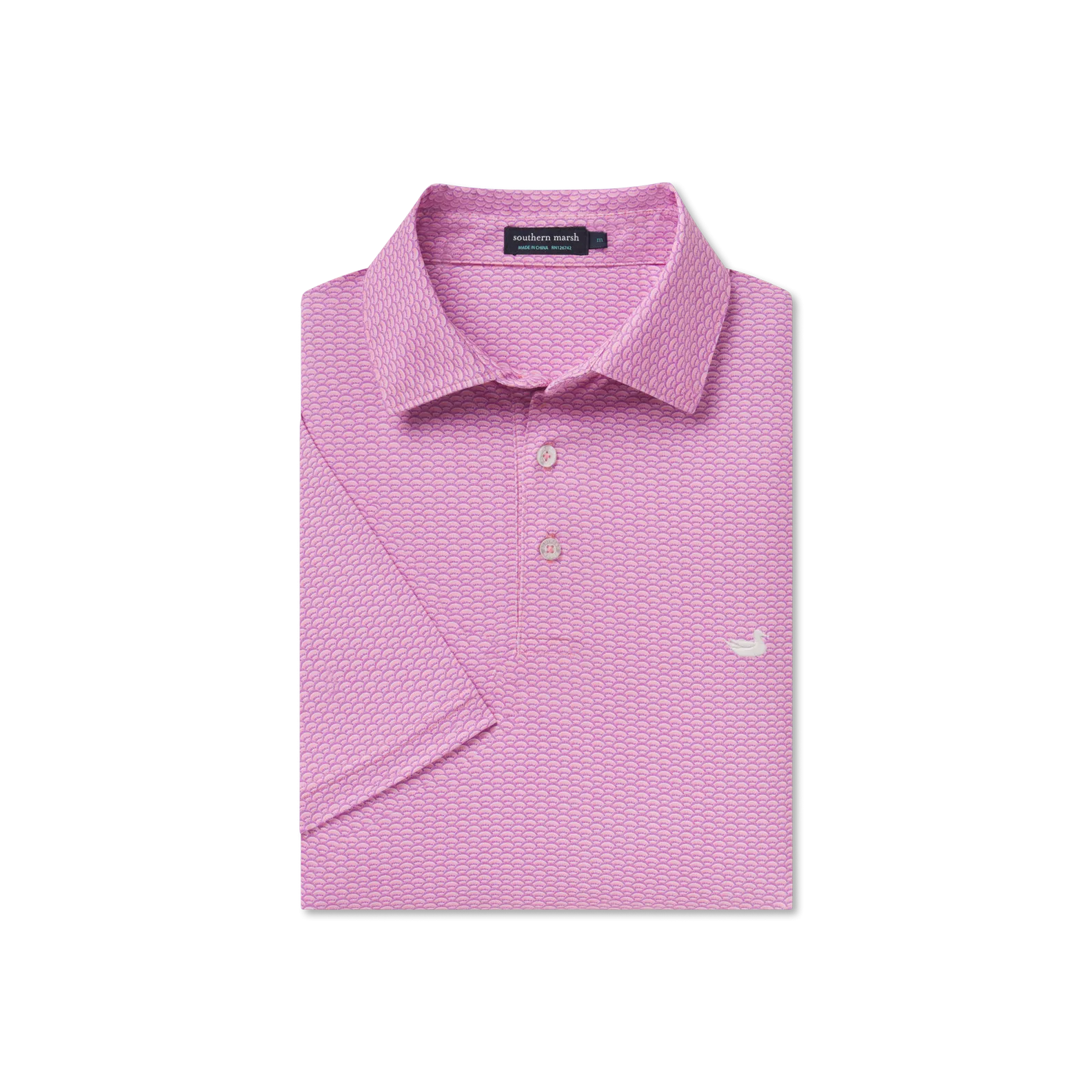 Southern Marsh 21 Flyline Performance Polo - Fan Shell