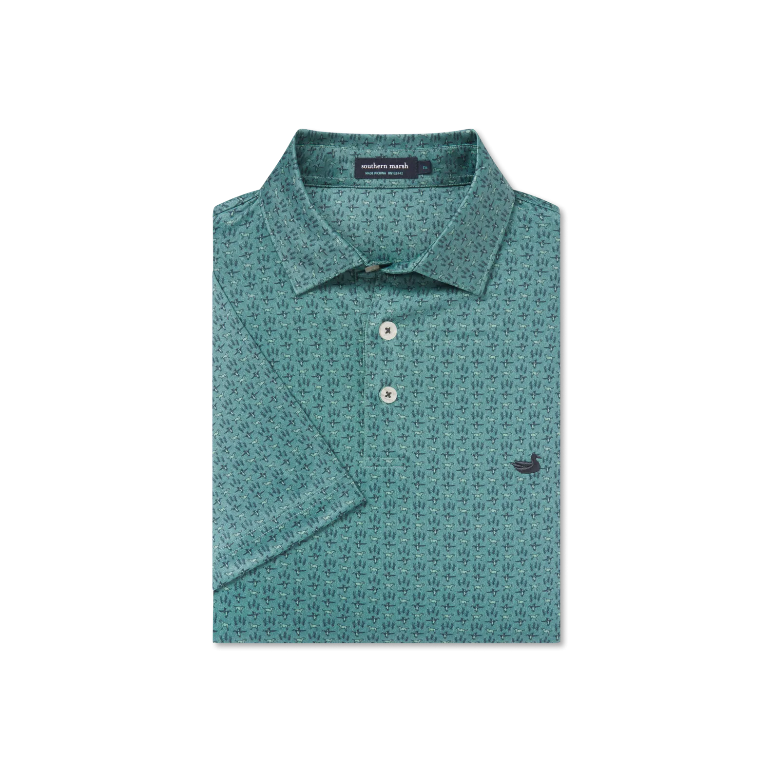 Southern Marsh 21 Flyline Performance Polo - Marsh Morning