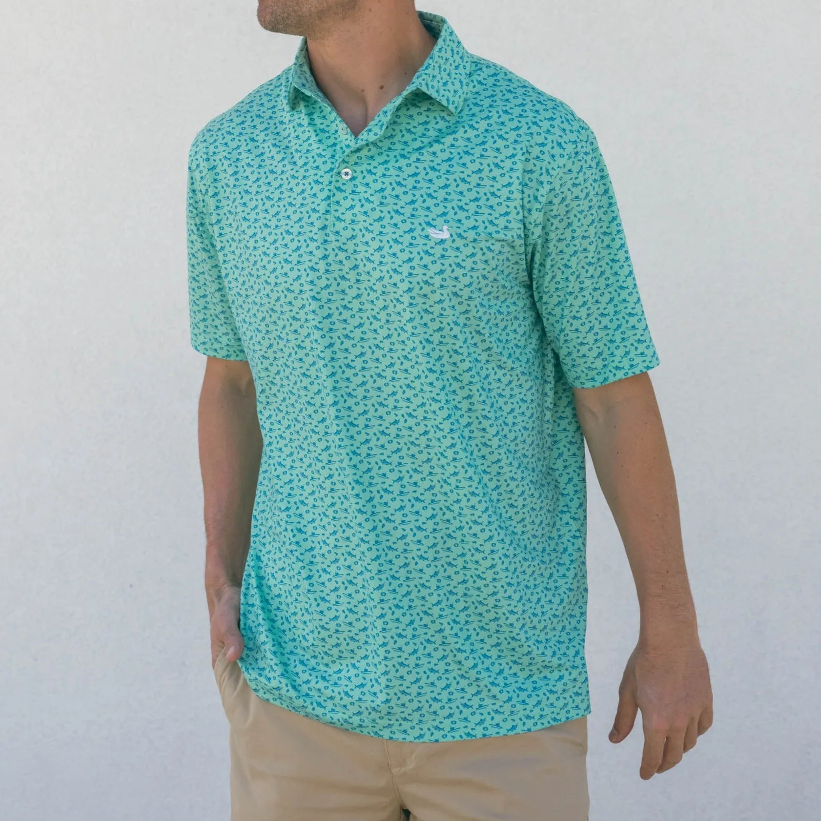 Southern Marsh 21 Flyline Performance Polo - Offshore