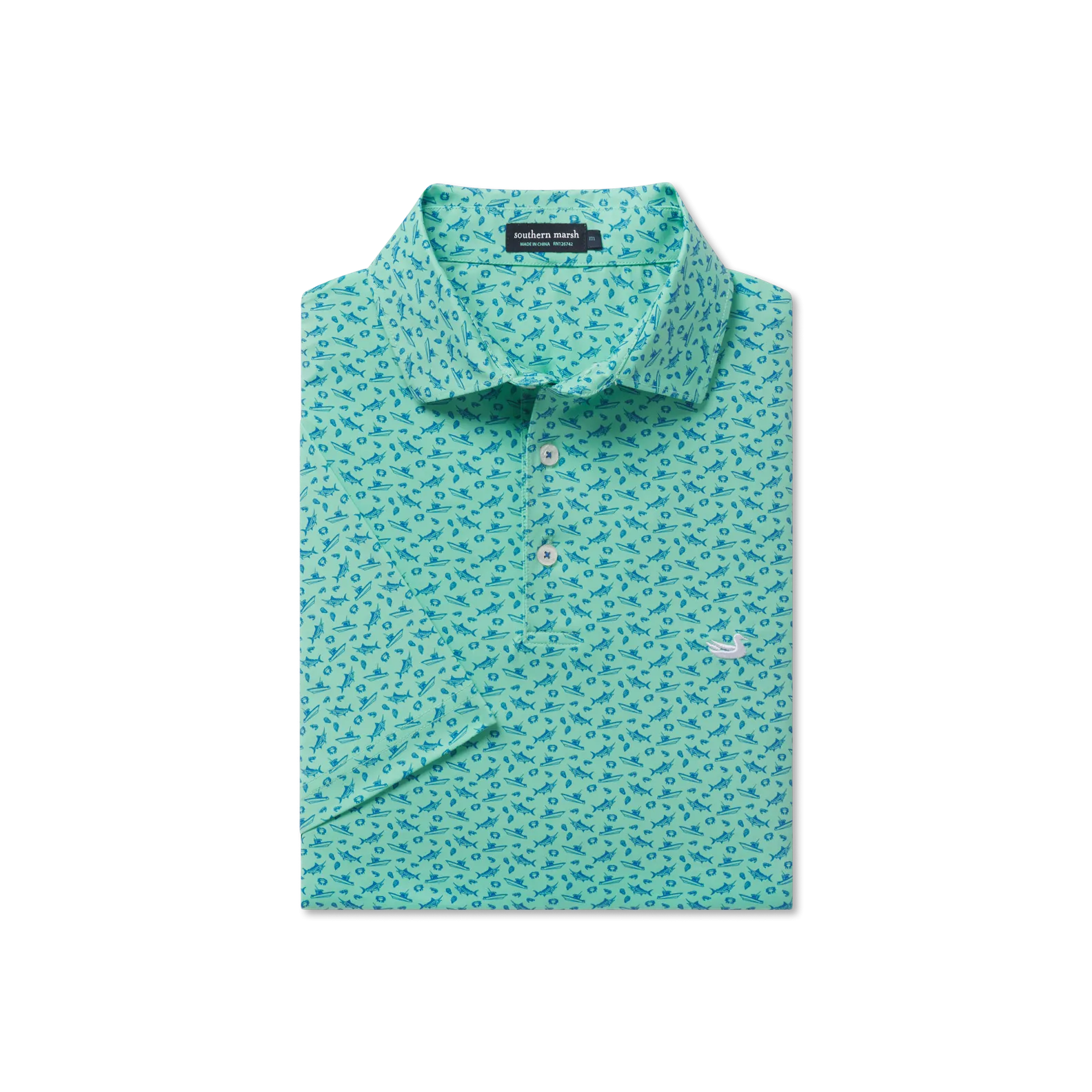 Southern Marsh 21 Flyline Performance Polo - Offshore