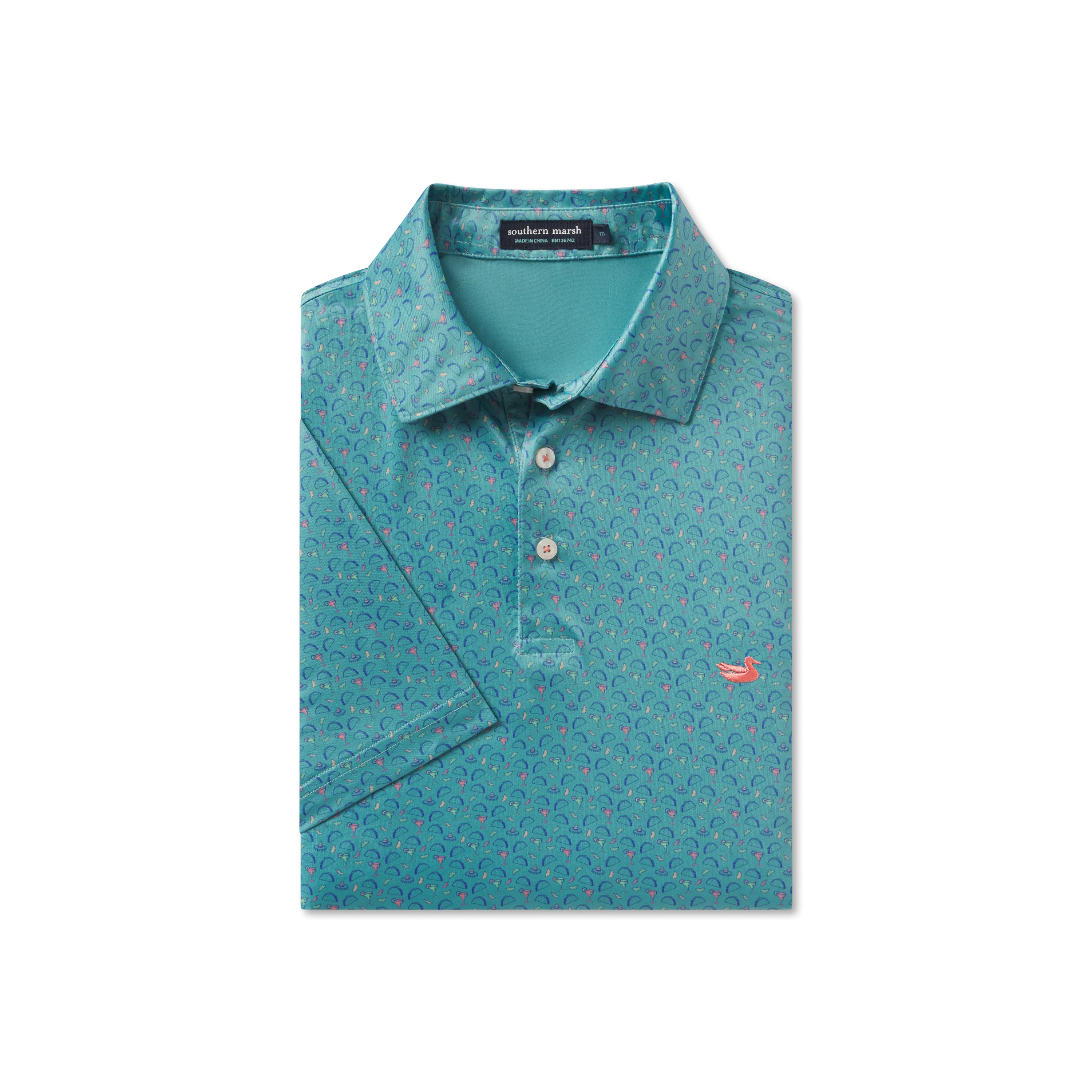 Southern Marsh 21 Flyline Performance Polo - Olé Tuesday