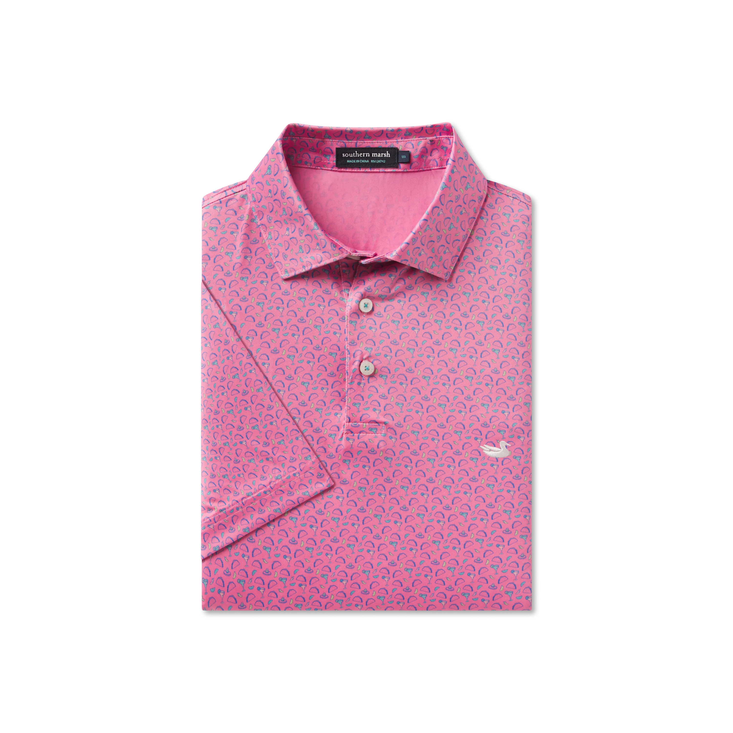 Southern Marsh 21 Flyline Performance Polo - Olé Tuesday