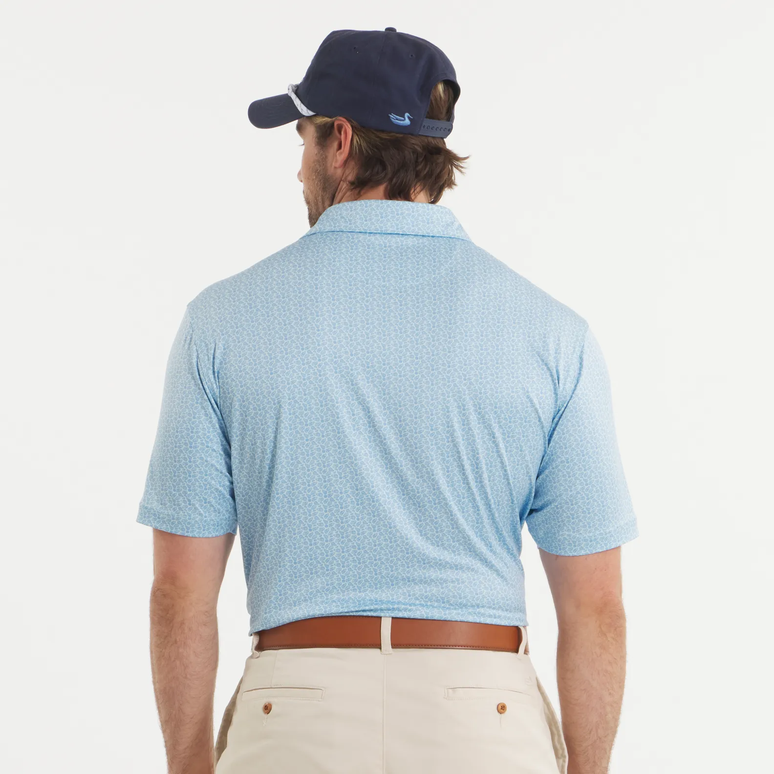 Southern Marsh 21 Flyline Performance Polo - Oysters & Lemons
