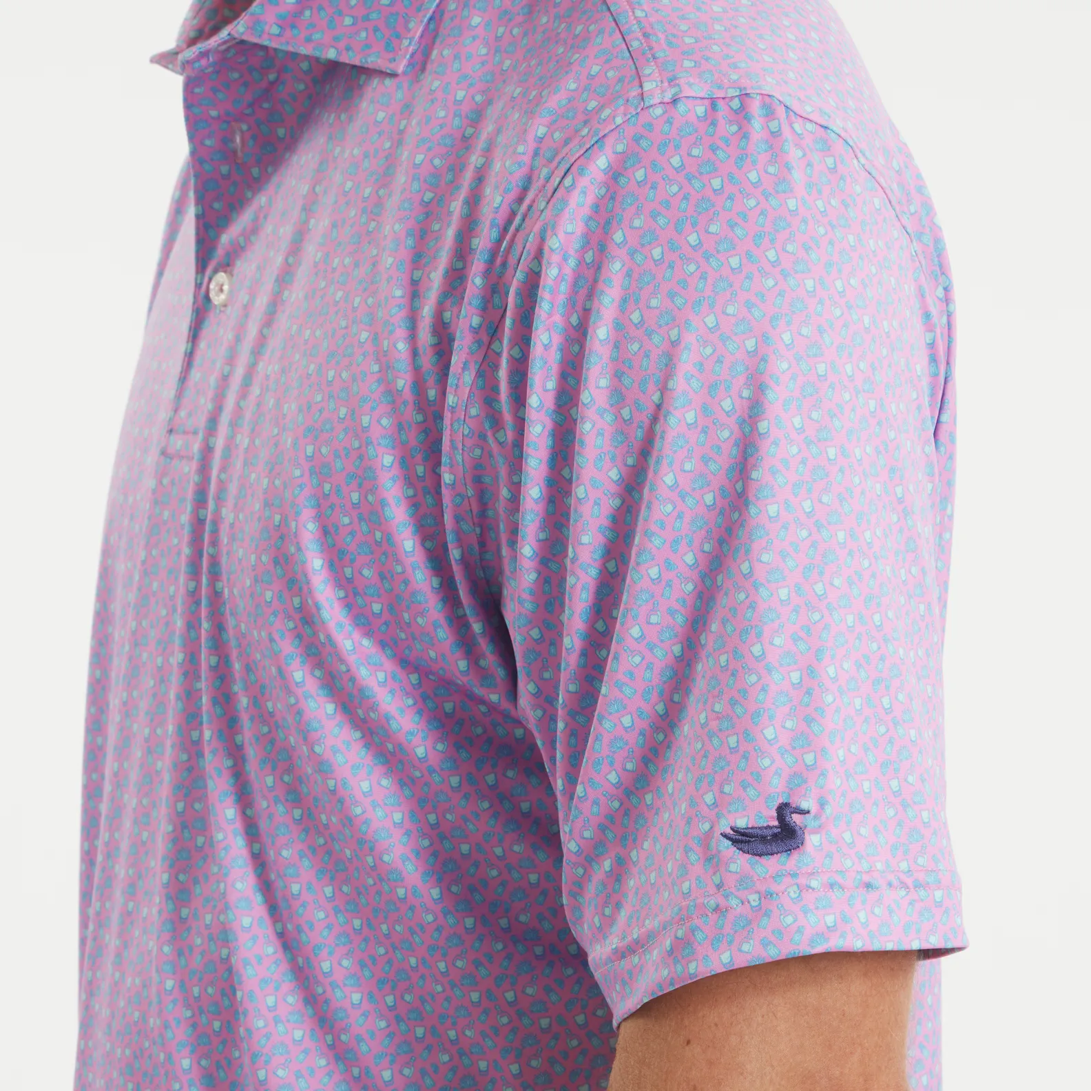 Southern Marsh 21 Flyline Performance Polo - Salt & Lime