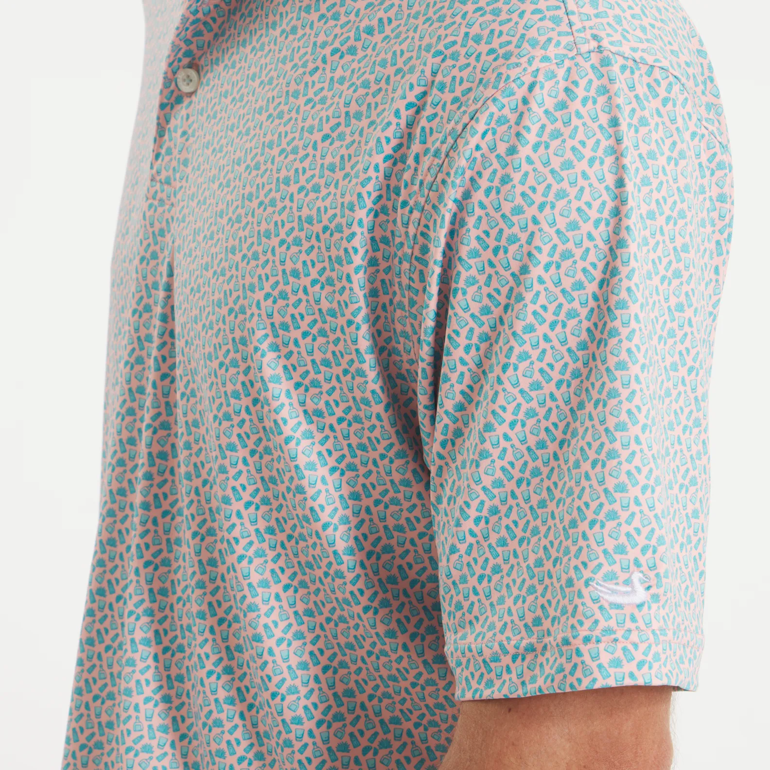 Southern Marsh 21 Flyline Performance Polo - Salt & Lime