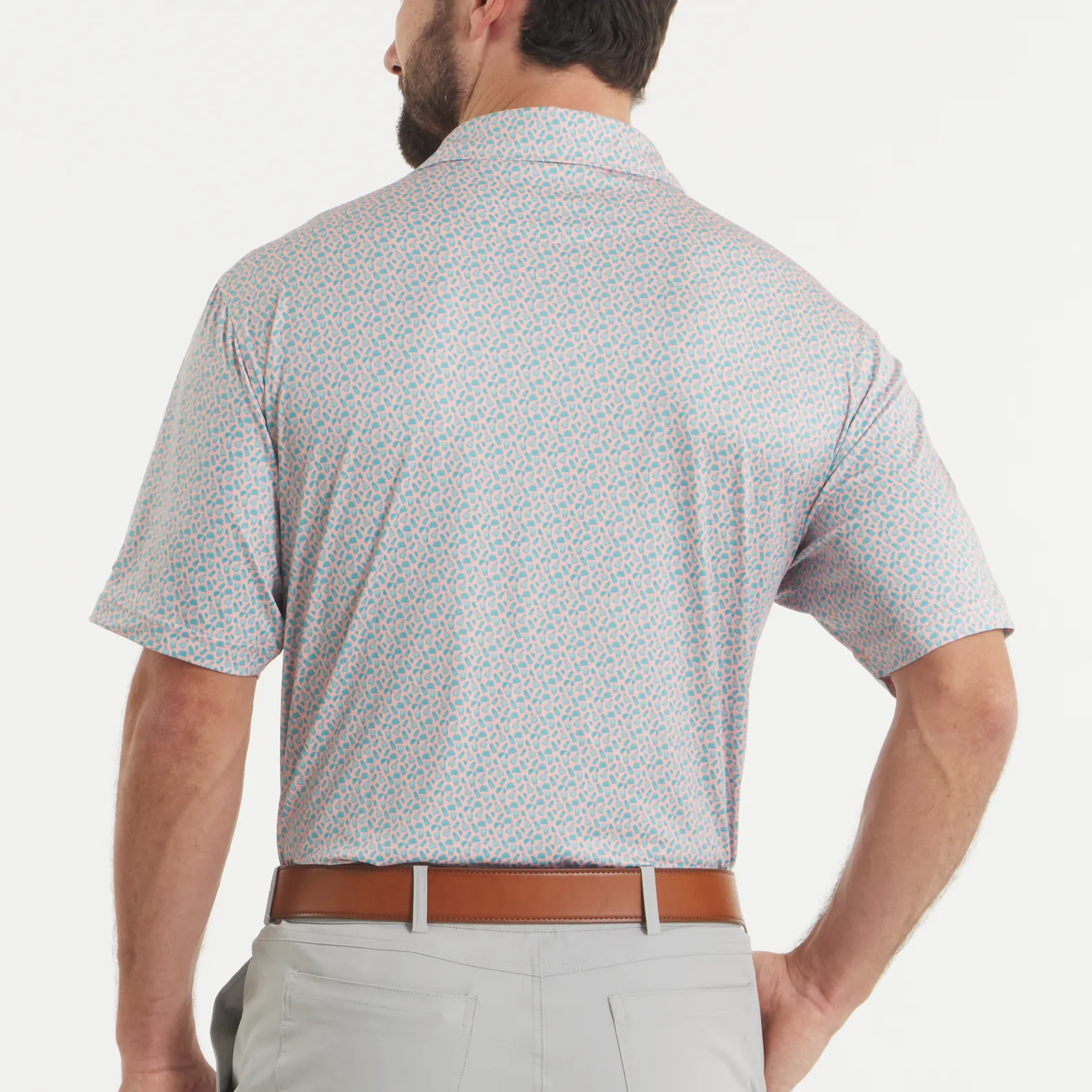 Southern Marsh 21 Flyline Performance Polo - Salt & Lime