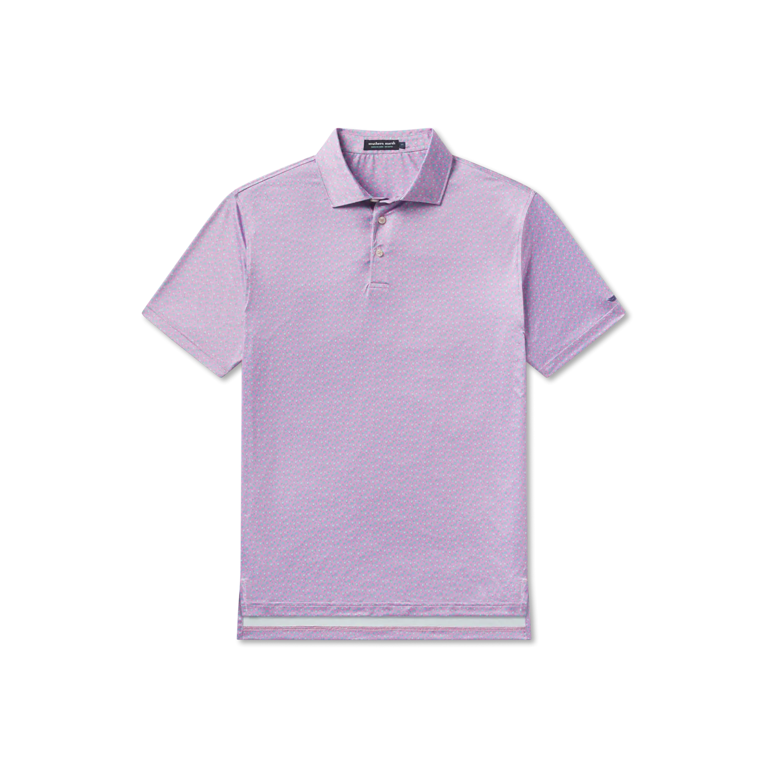 Southern Marsh 21 Flyline Performance Polo - Salt & Lime