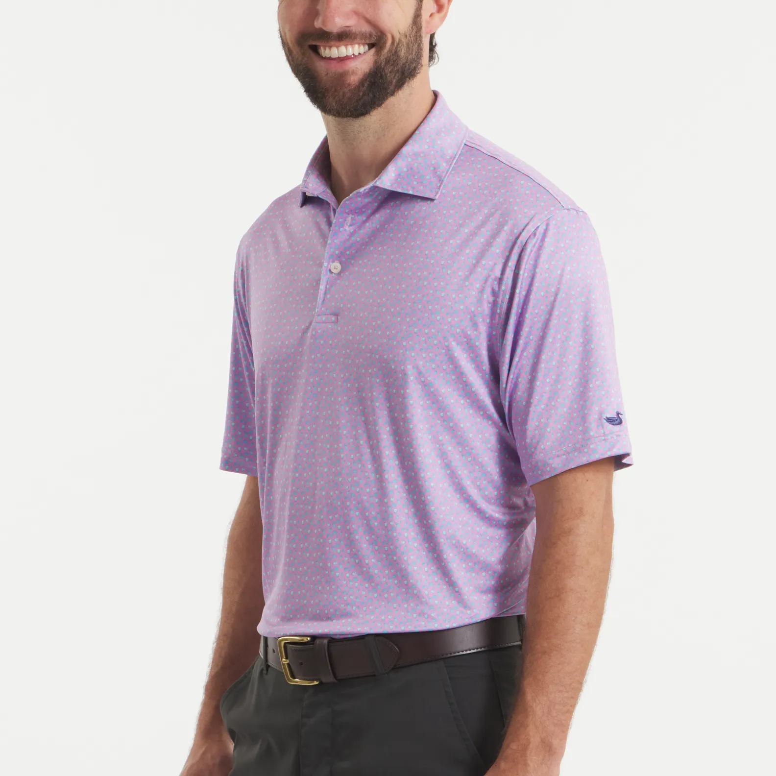 Southern Marsh 21 Flyline Performance Polo - Salt & Lime