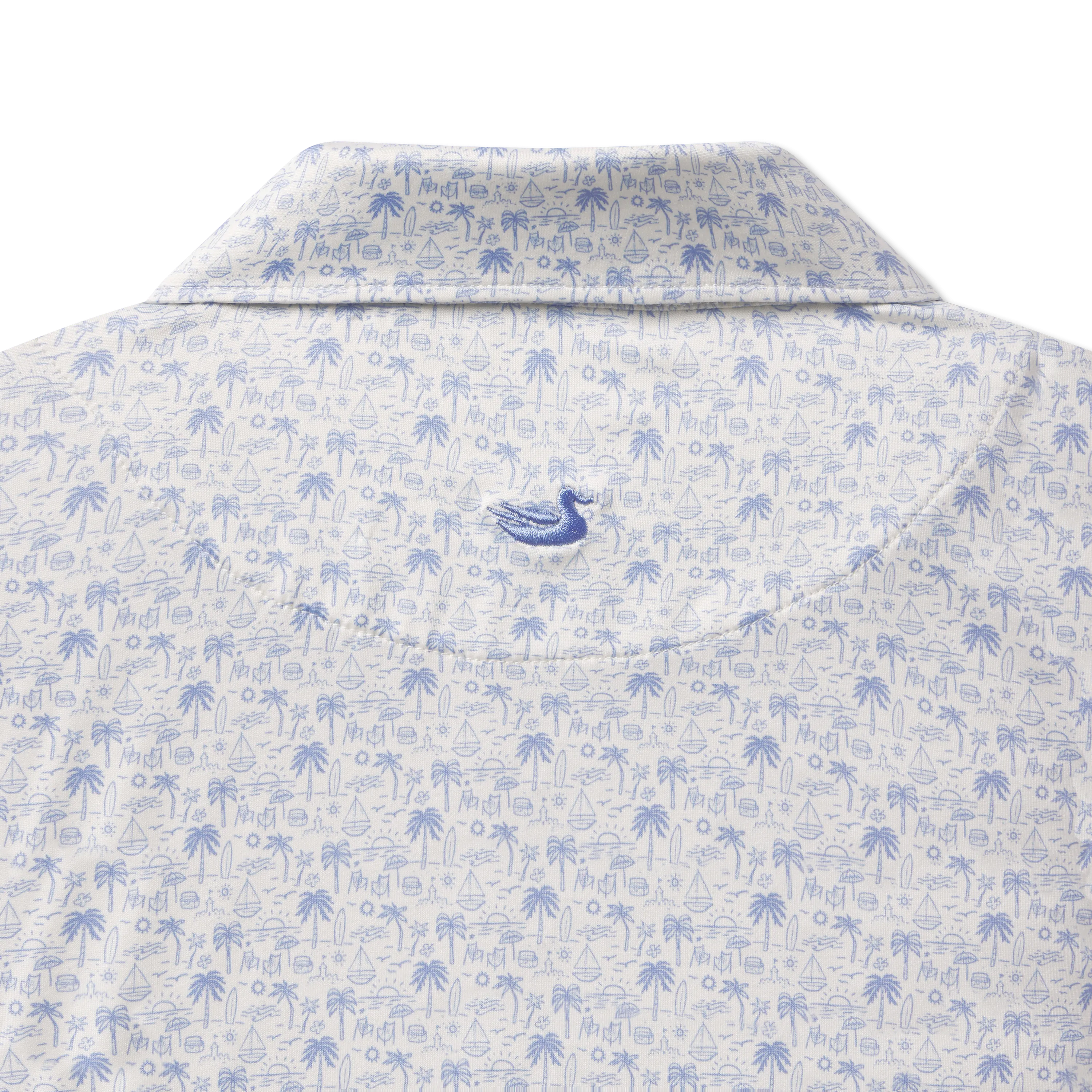 Southern Marsh 21 Flyline Performance Polo - Summertime Blues