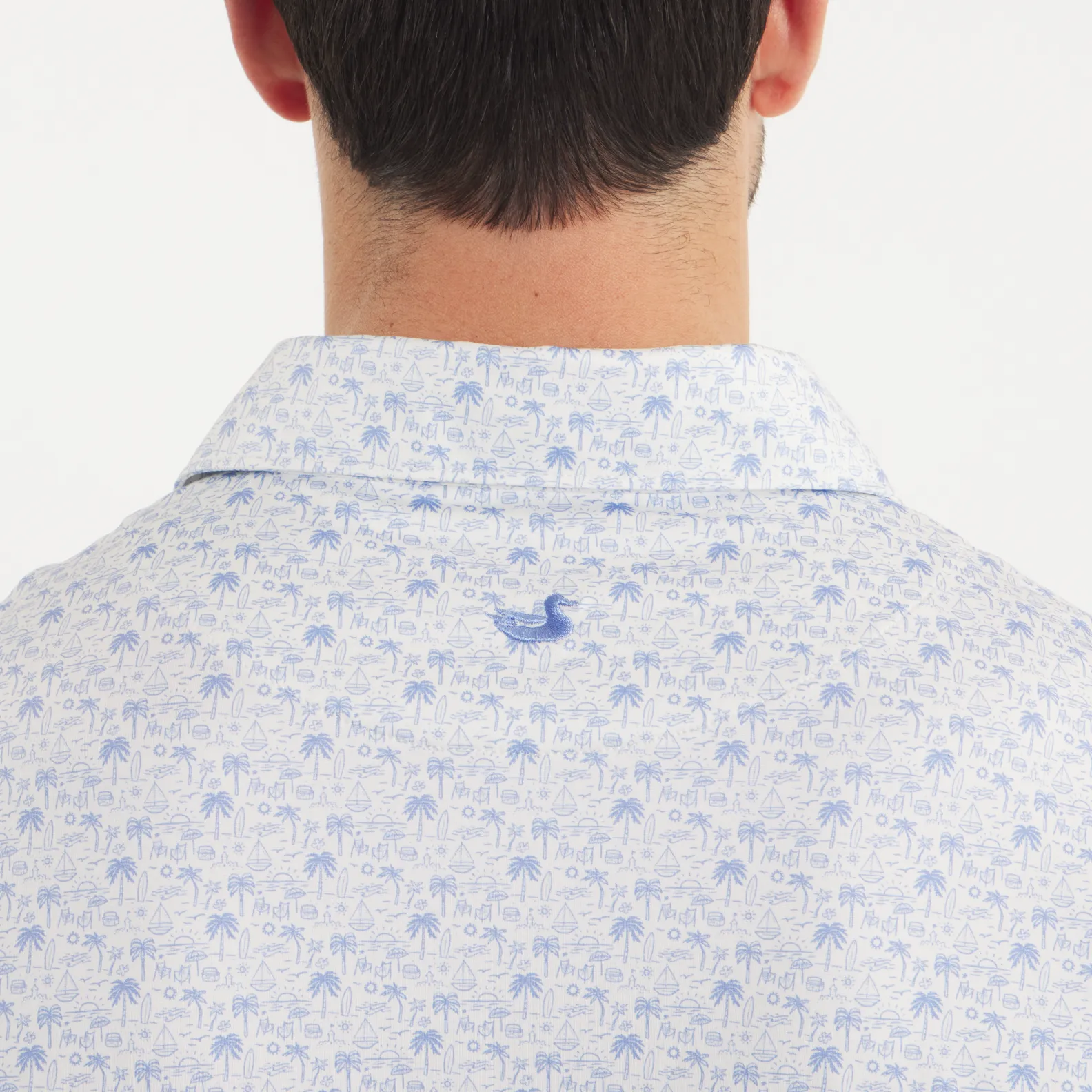 Southern Marsh 21 Flyline Performance Polo - Summertime Blues