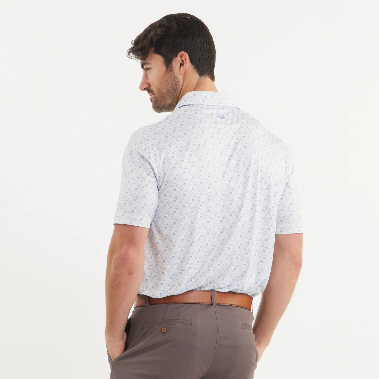 Southern Marsh 21 Flyline Performance Polo - Summertime Blues