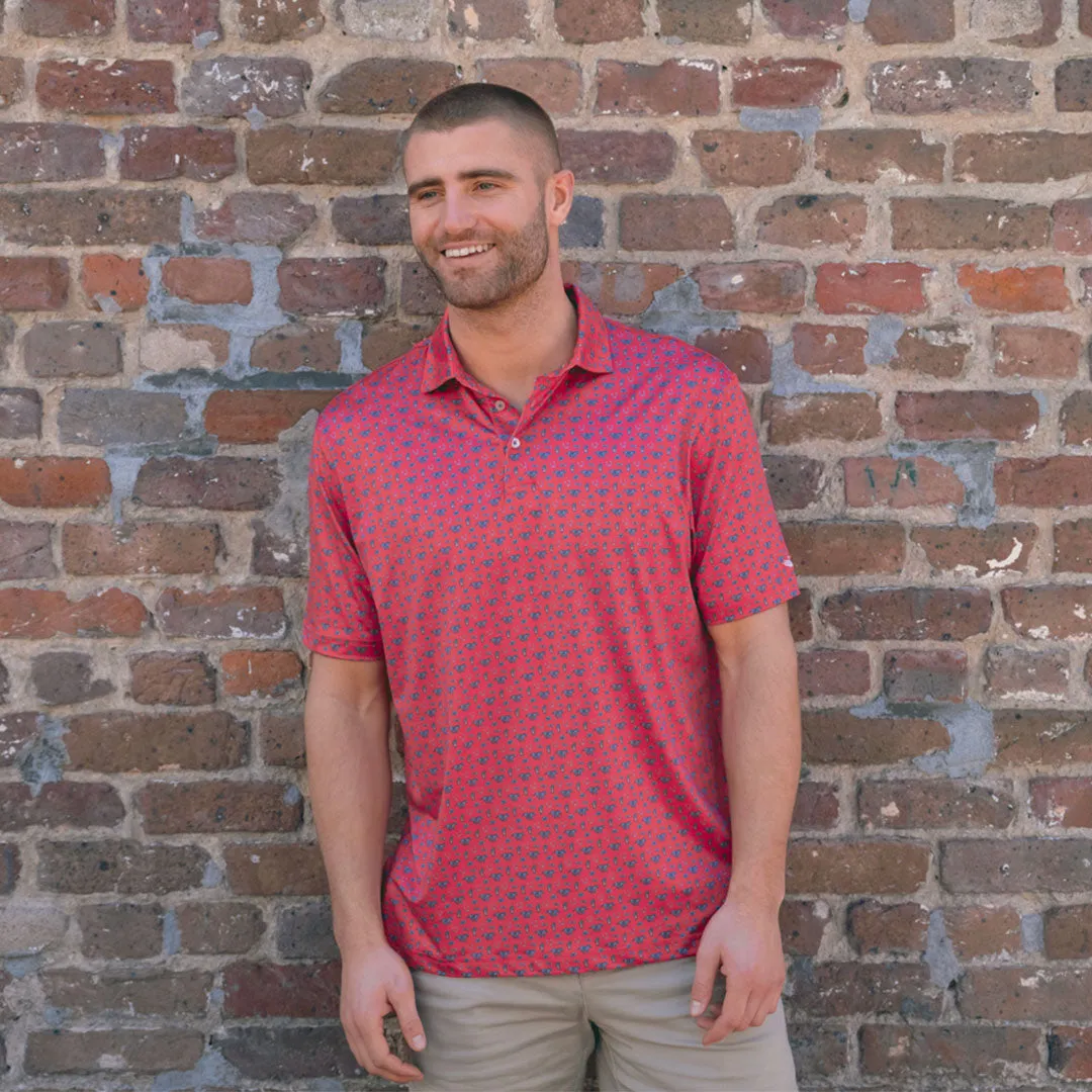 Southern Marsh 21 Flyline Performance Polo - Thoroughbred
