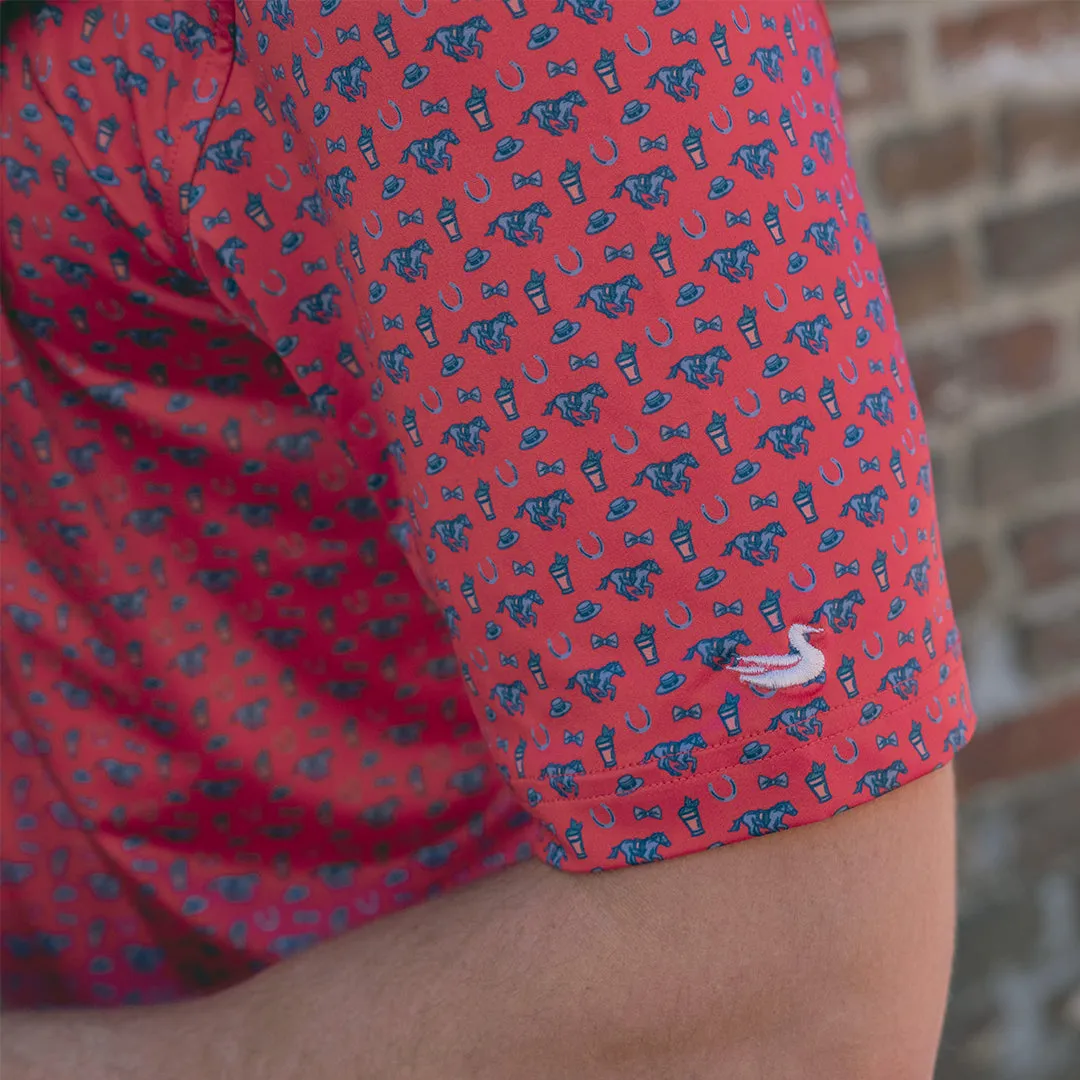 Southern Marsh 21 Flyline Performance Polo - Thoroughbred