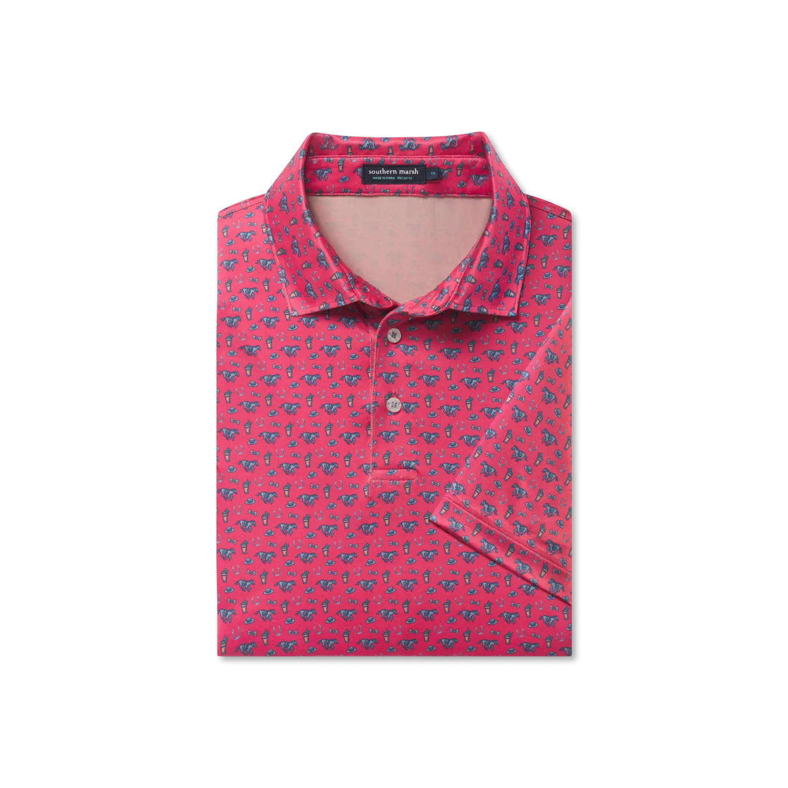 Southern Marsh 21 Flyline Performance Polo - Thoroughbred