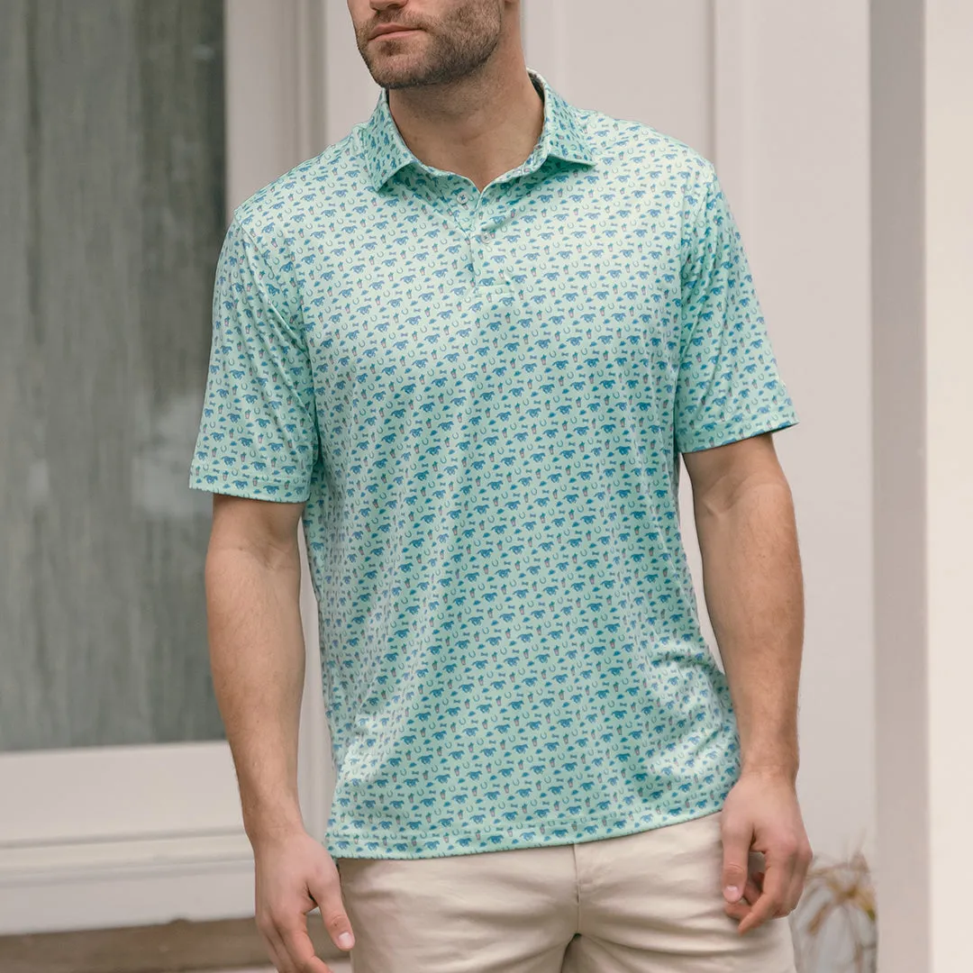 Southern Marsh 21 Flyline Performance Polo - Thoroughbred