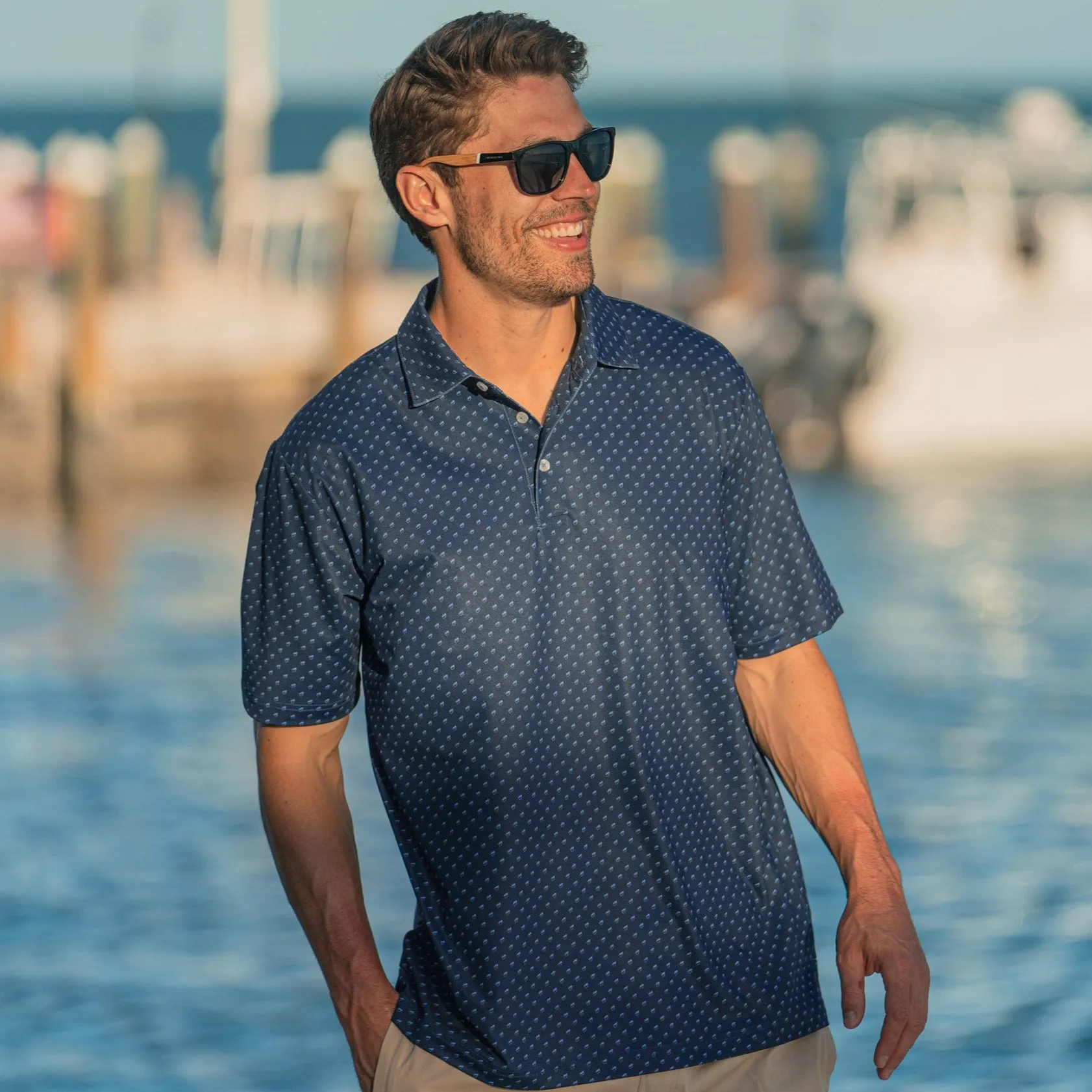 Southern Marsh 21 Flyline Performance Polo