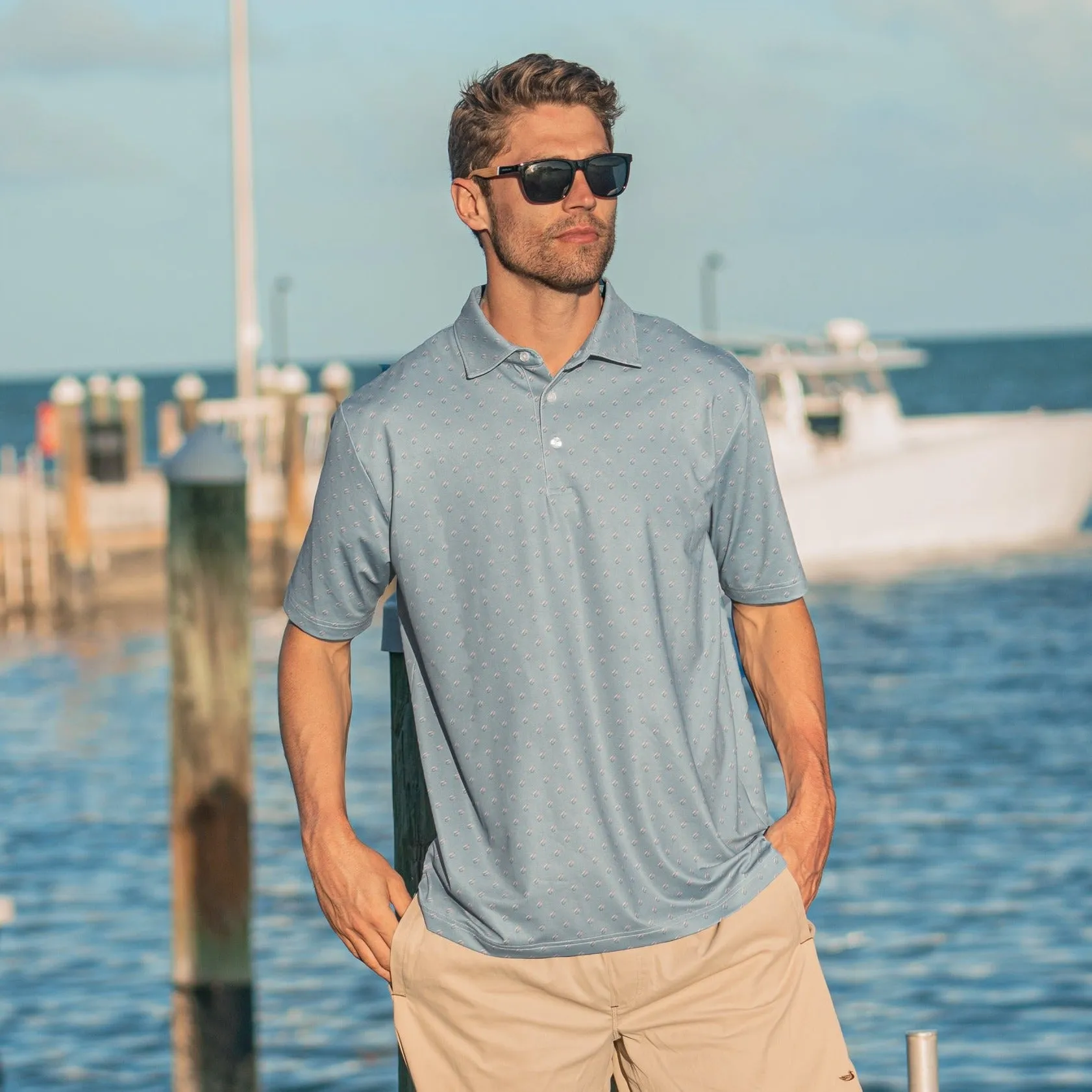 Southern Marsh 21 Flyline Performance Polo