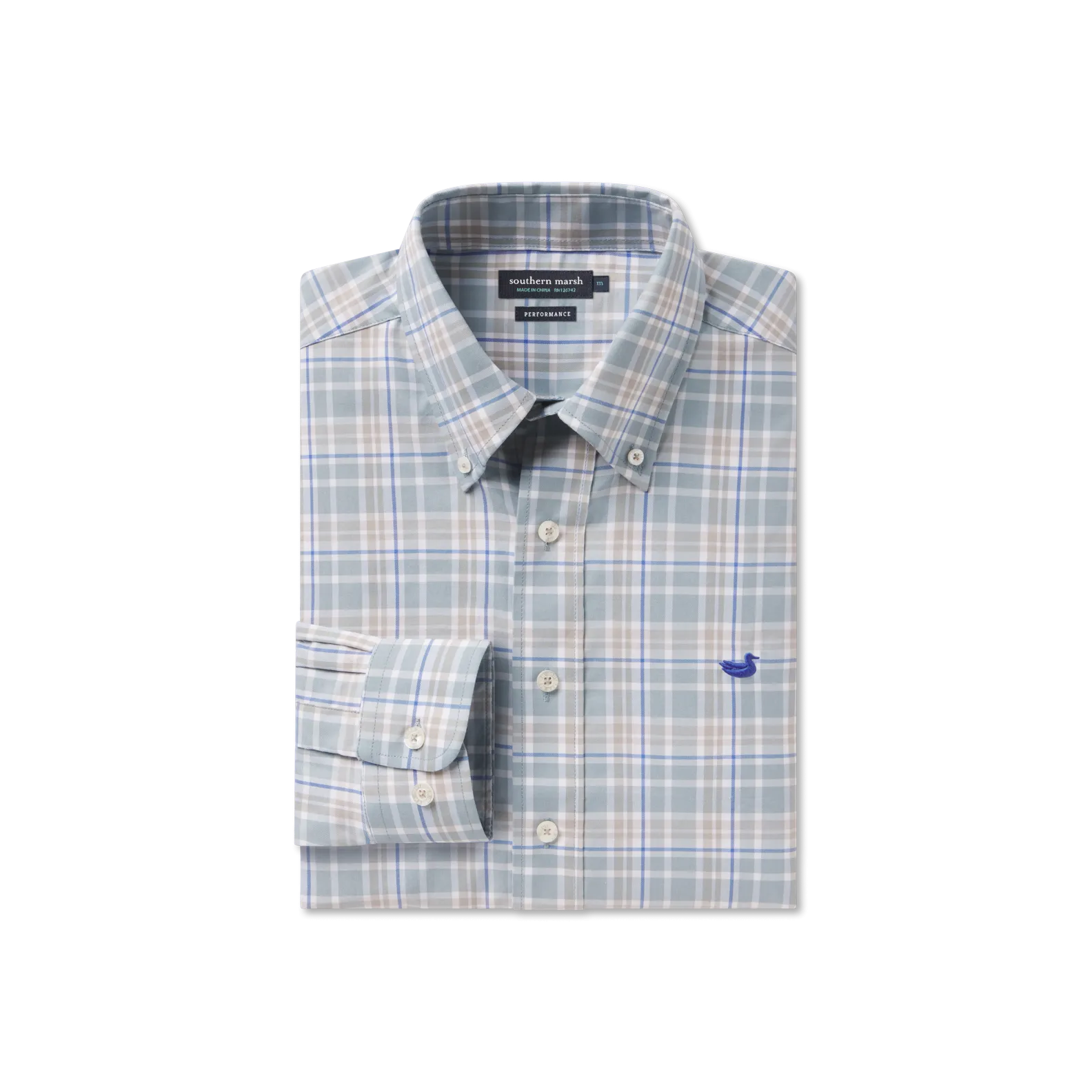 Southern Marsh 21 Grainger Performance Plaid Dress Shirt