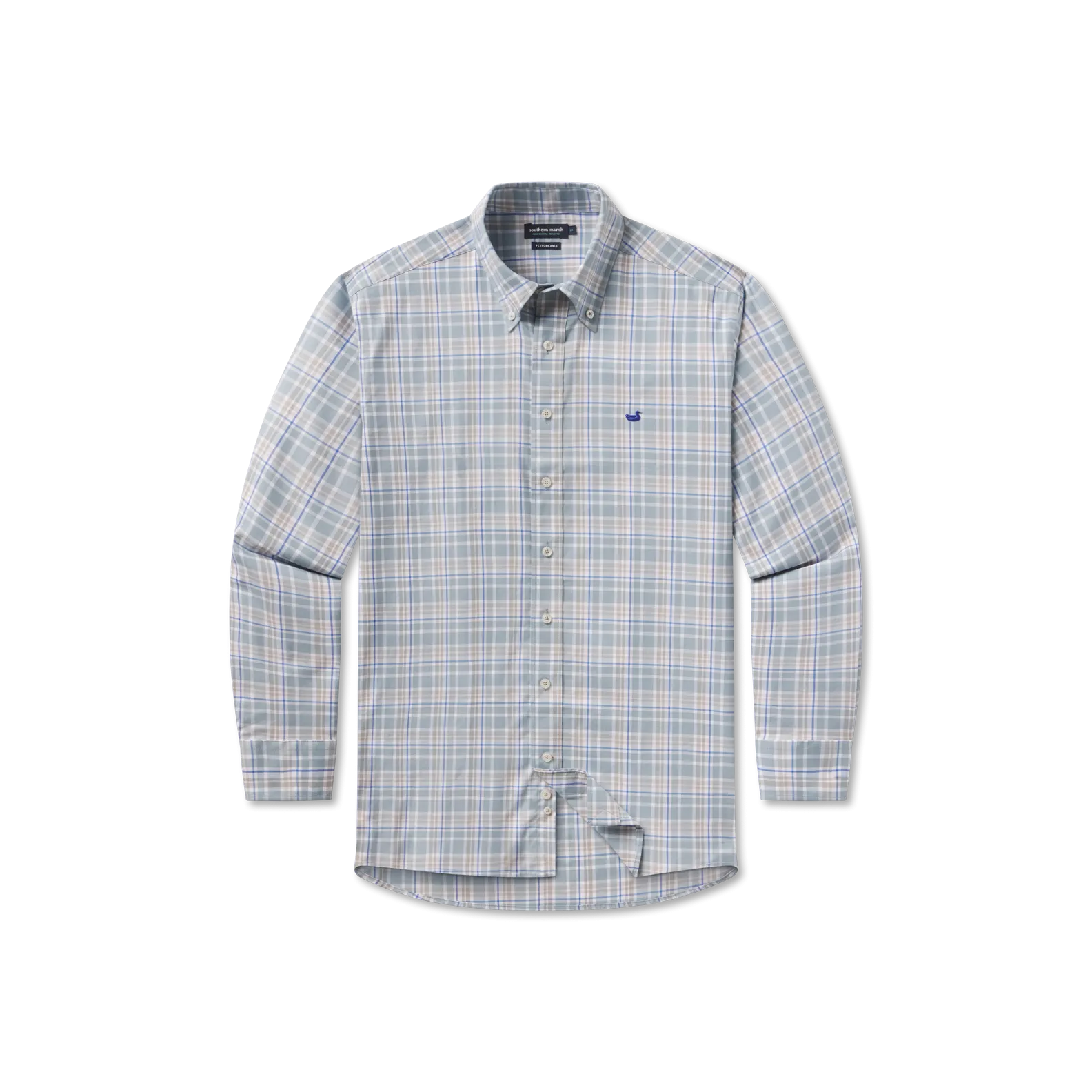 Southern Marsh 21 Grainger Performance Plaid Dress Shirt