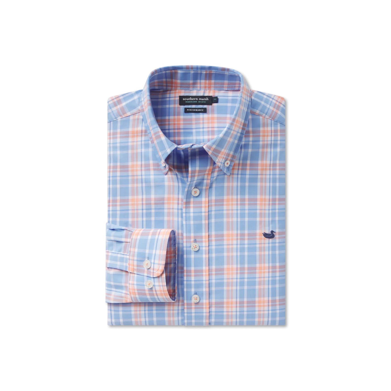 Southern Marsh 21 Grainger Performance Plaid Dress Shirt