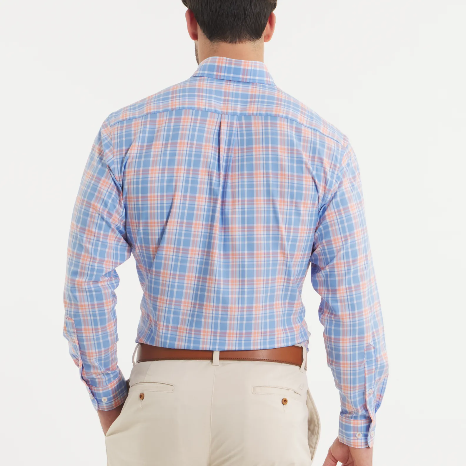 Southern Marsh 21 Grainger Performance Plaid Dress Shirt