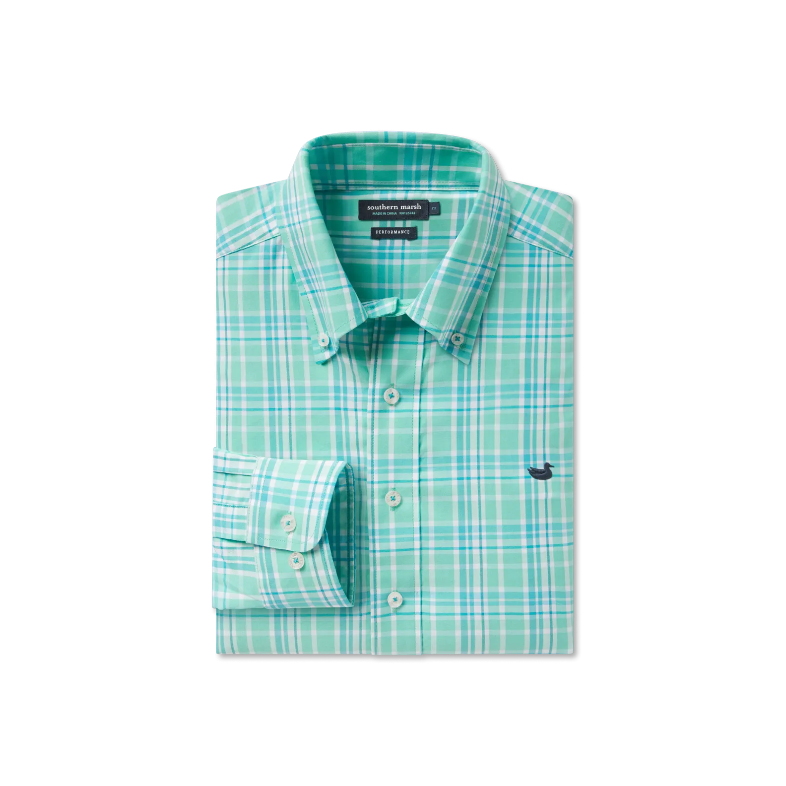 Southern Marsh 21 Grainger Performance Plaid Dress Shirt