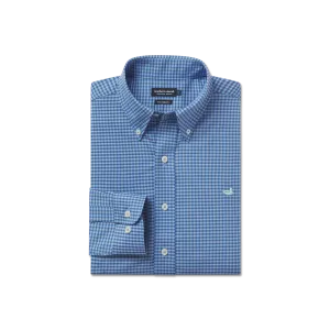 Southern Marsh 21 Greene Performance Check Dress Shirt