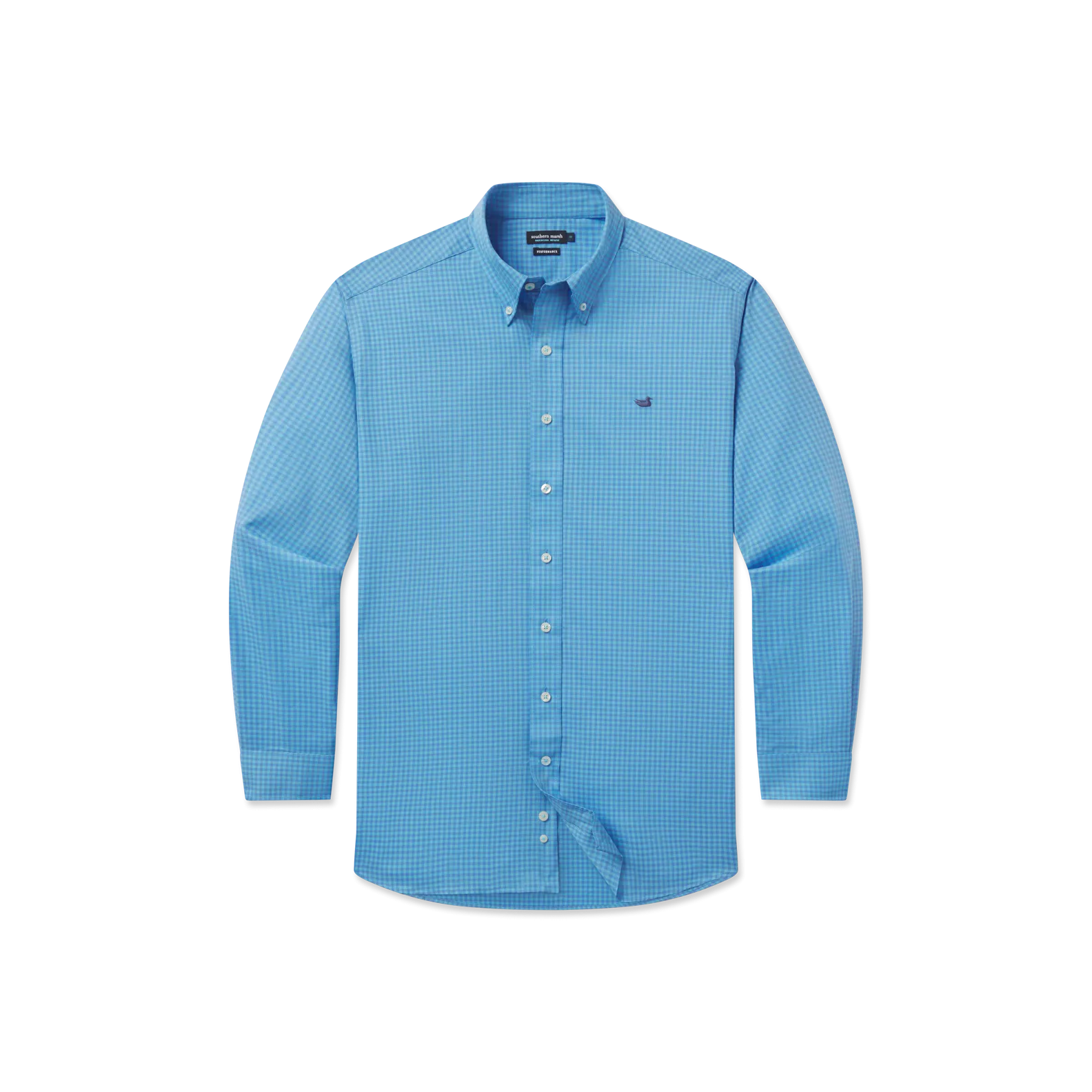 Southern Marsh 21 Greene Performance Check Dress Shirt