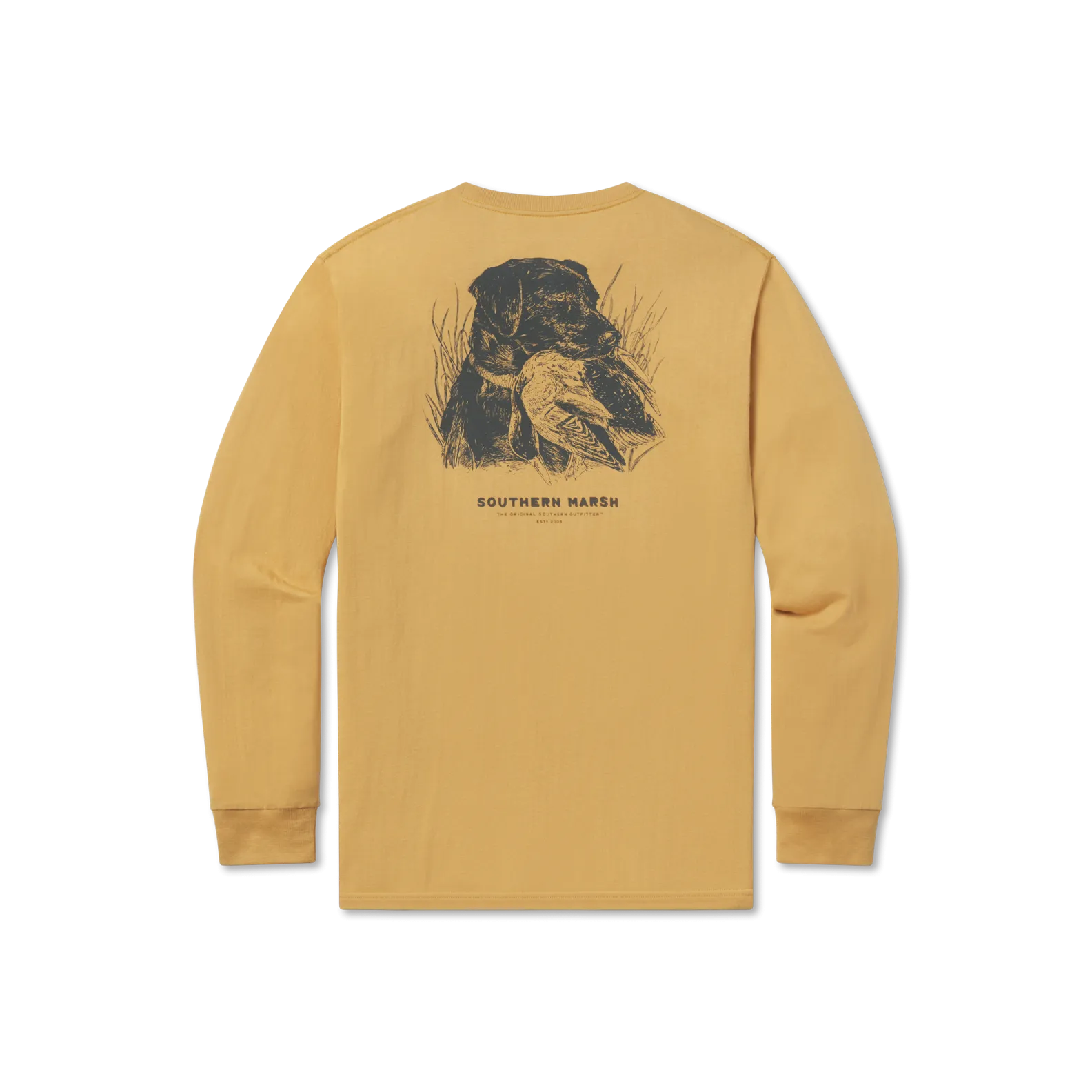 Southern Marsh 21 Gun Dog Collection - Black Lab - Long Sleeve
