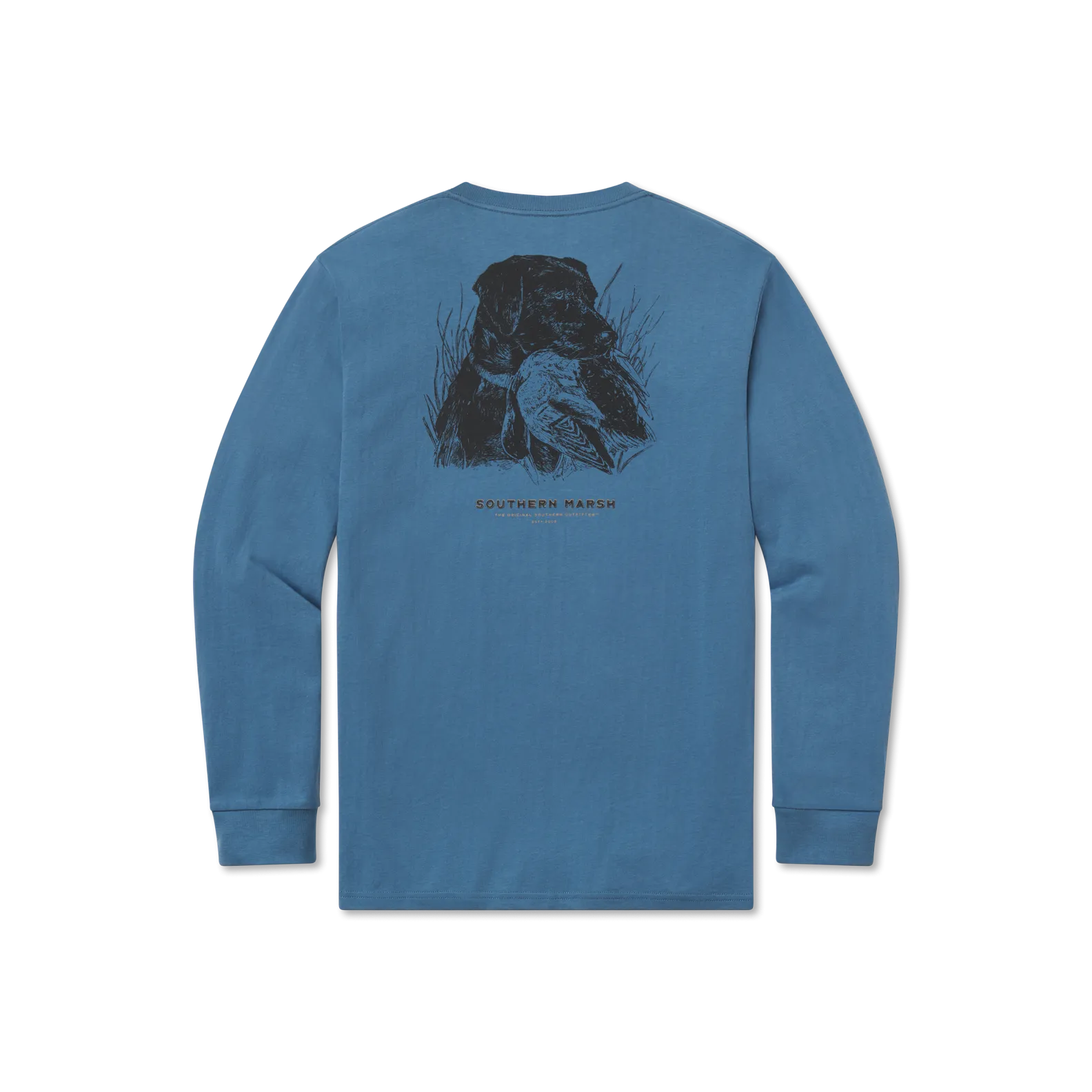 Southern Marsh 21 Gun Dog Collection - Black Lab - Long Sleeve