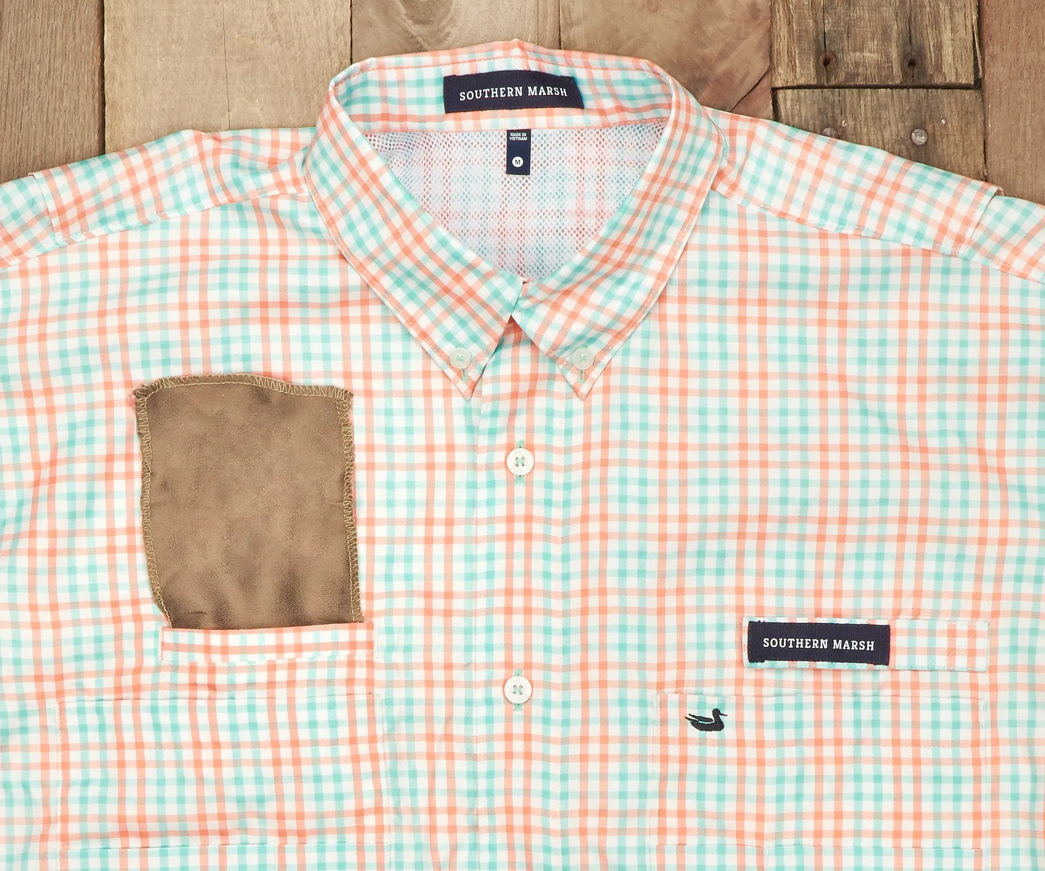 Southern Marsh 21 Harbor Cay Fishing Shirt - Drake Grid