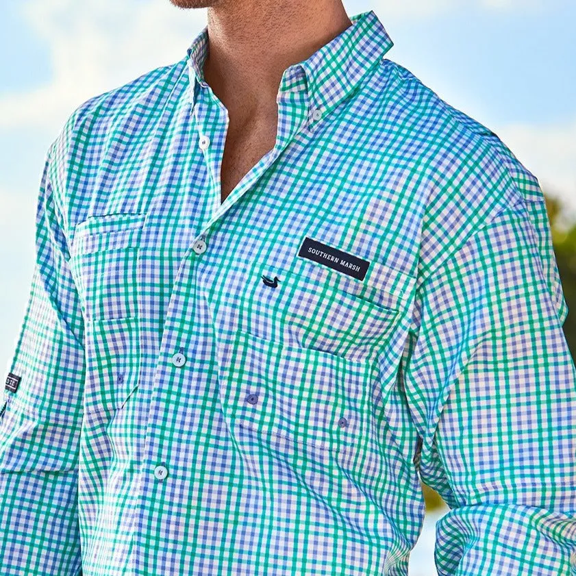 Southern Marsh 21 Harbor Cay Fishing Shirt - Drake Grid
