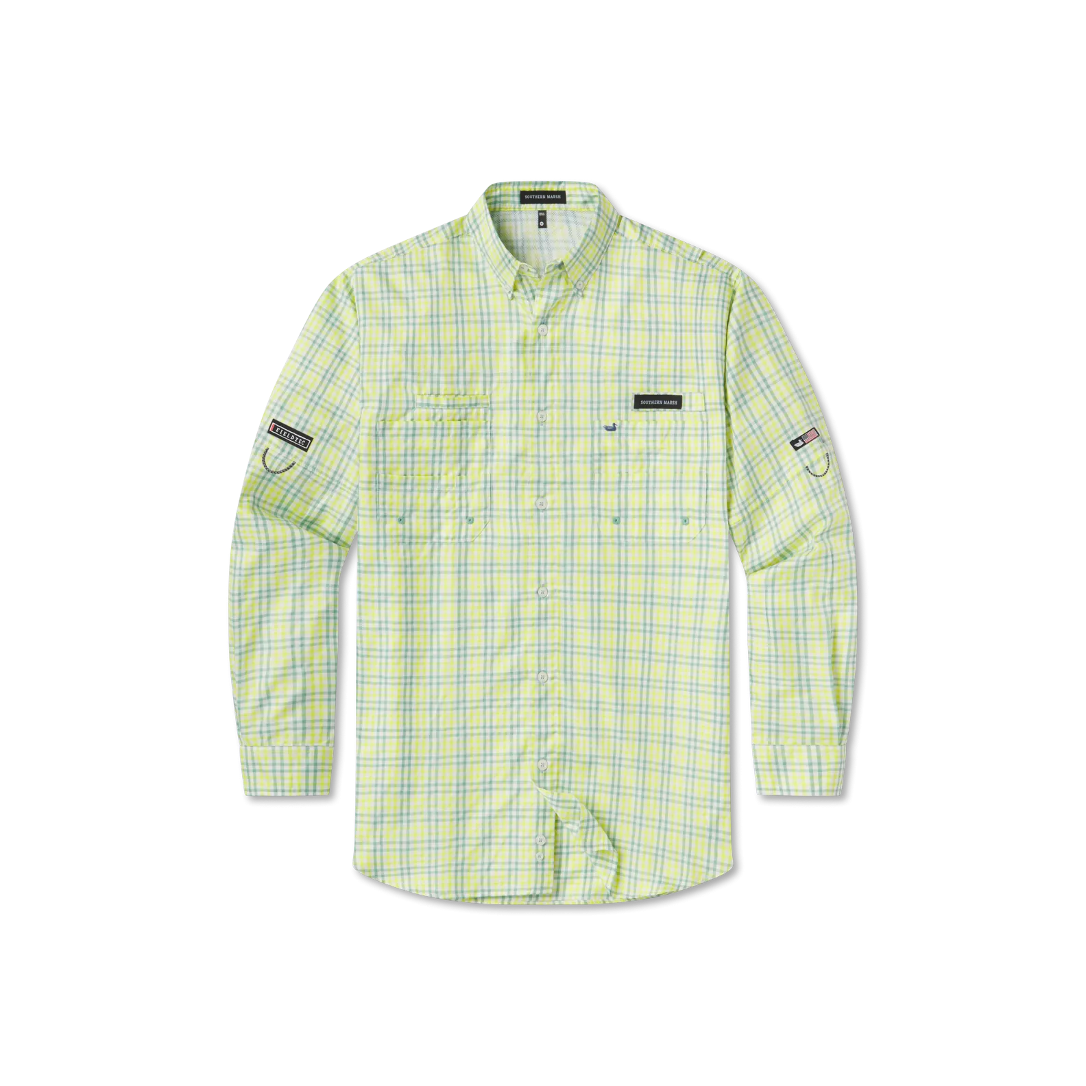 Southern Marsh 21 Harbor Cay Fishing Shirt - Drake Grid