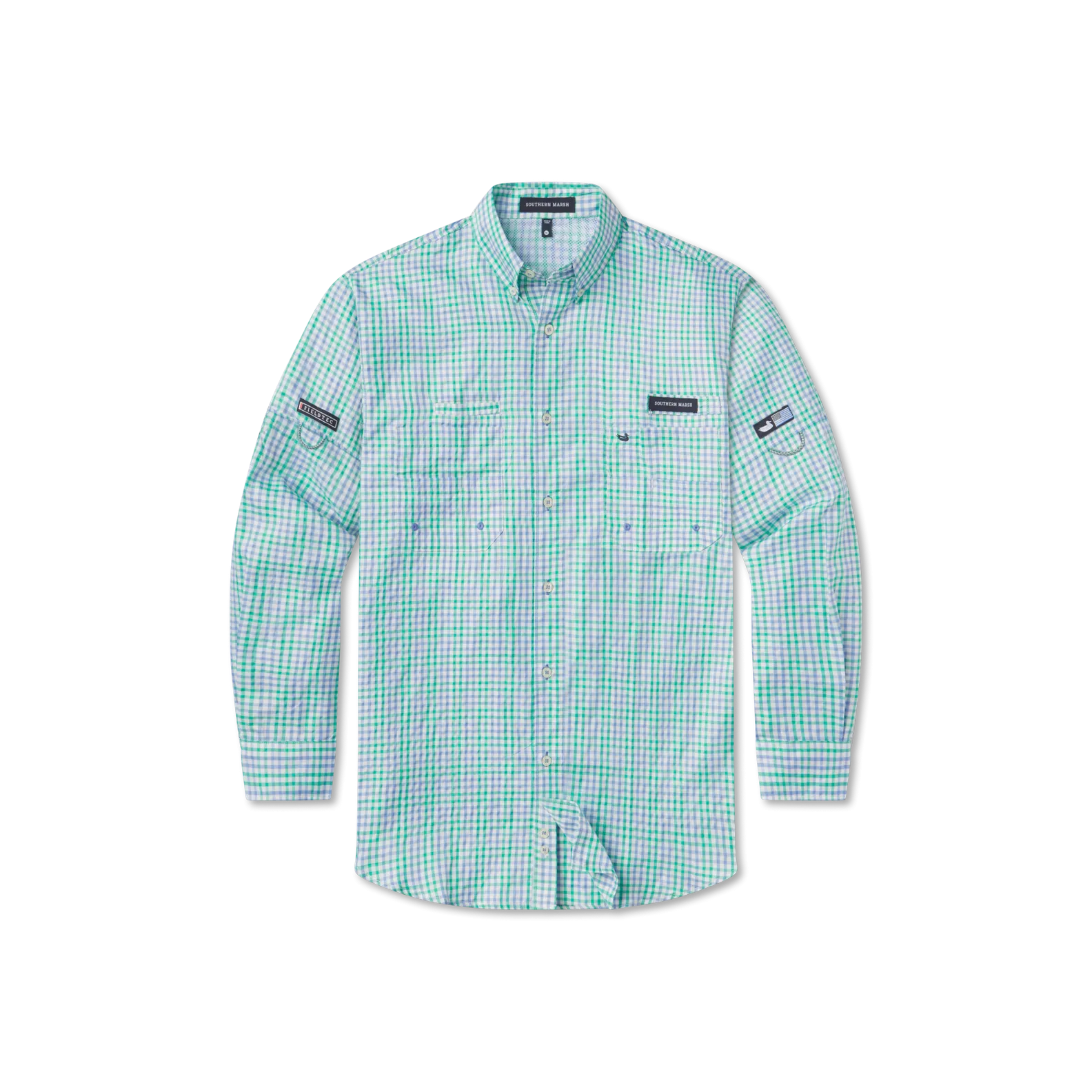 Southern Marsh 21 Harbor Cay Fishing Shirt - Drake Grid