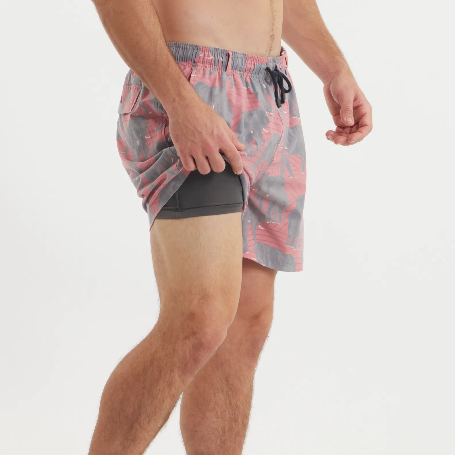 Southern Marsh 21 Harbor Stretch Lined Seawash™ Trunk - Elephant