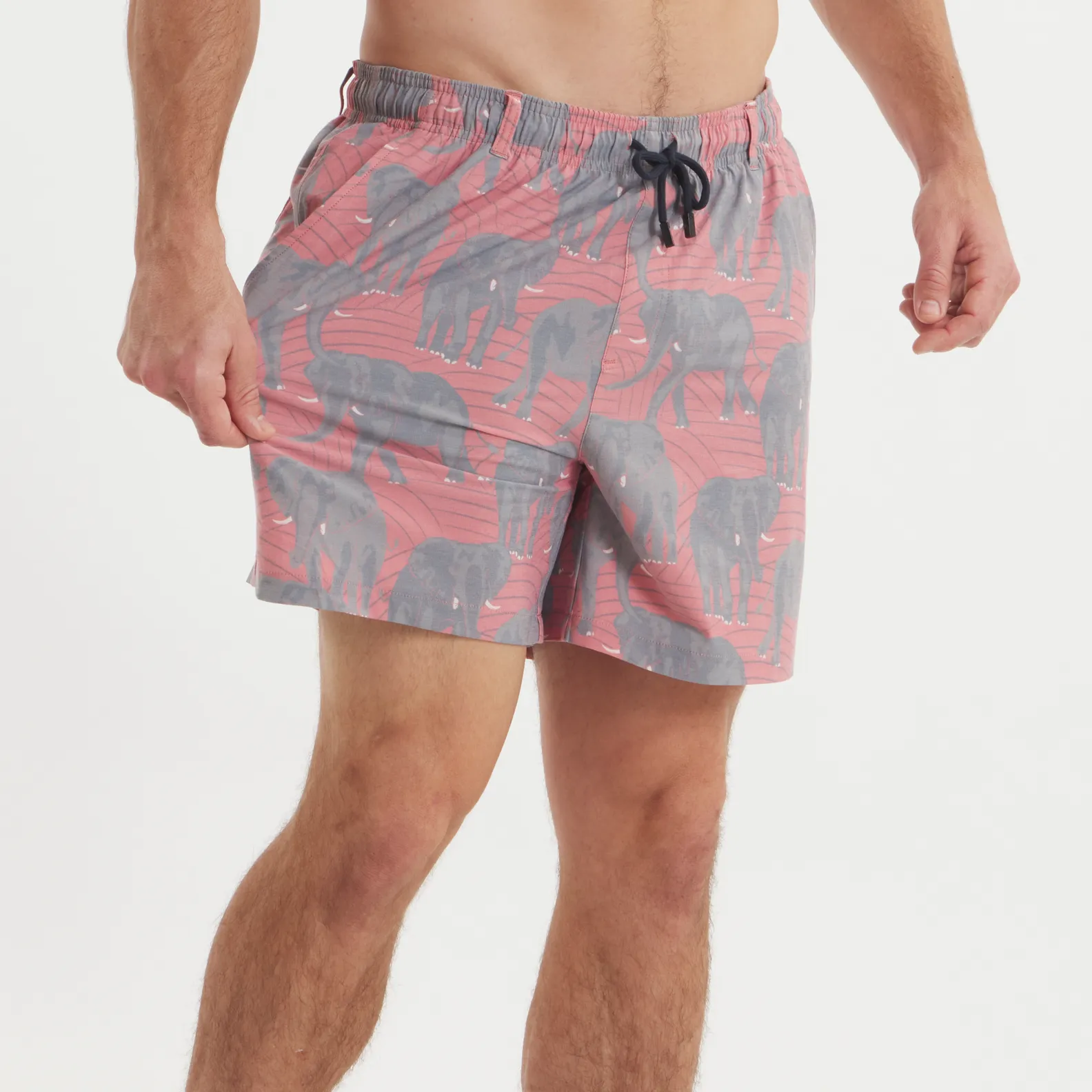 Southern Marsh 21 Harbor Stretch Lined Seawash™ Trunk - Elephant