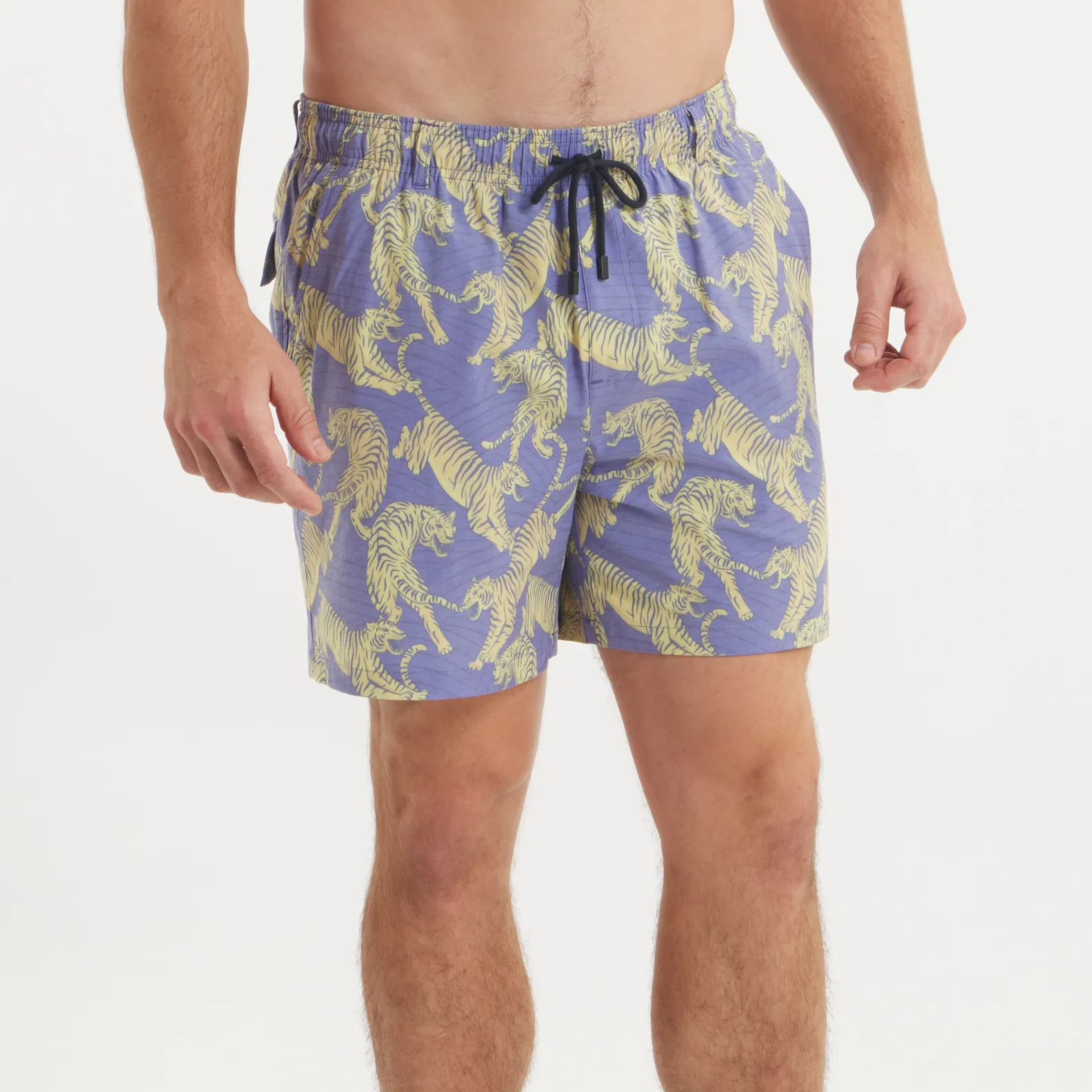 Southern Marsh 21 Harbor Stretch Lined Seawash™ Trunk - Tiger