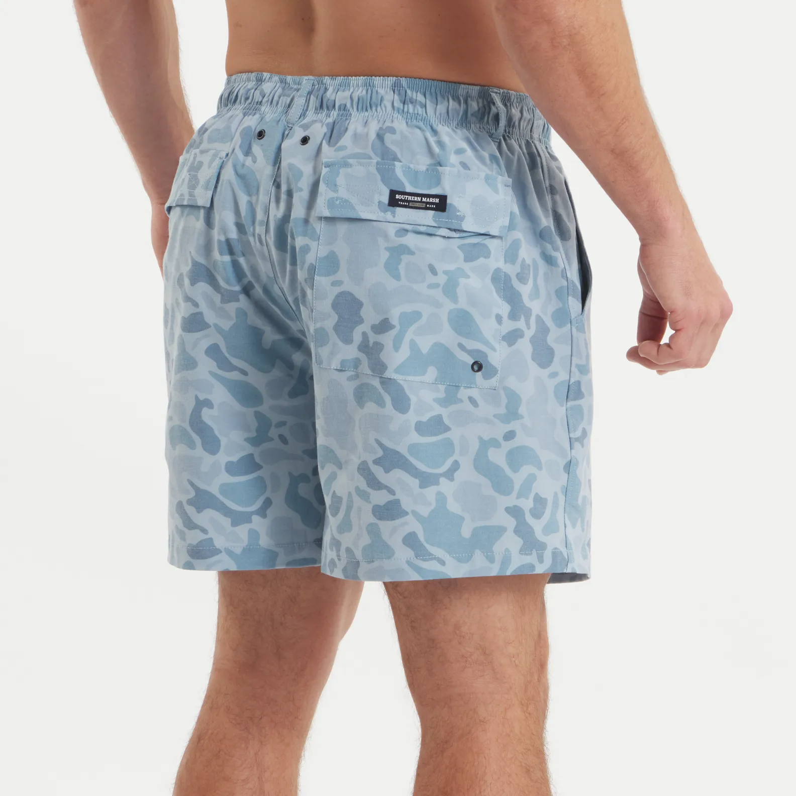 Southern Marsh 21 Harbor Stretch SEAWASH™ Hybrid Short - Camo