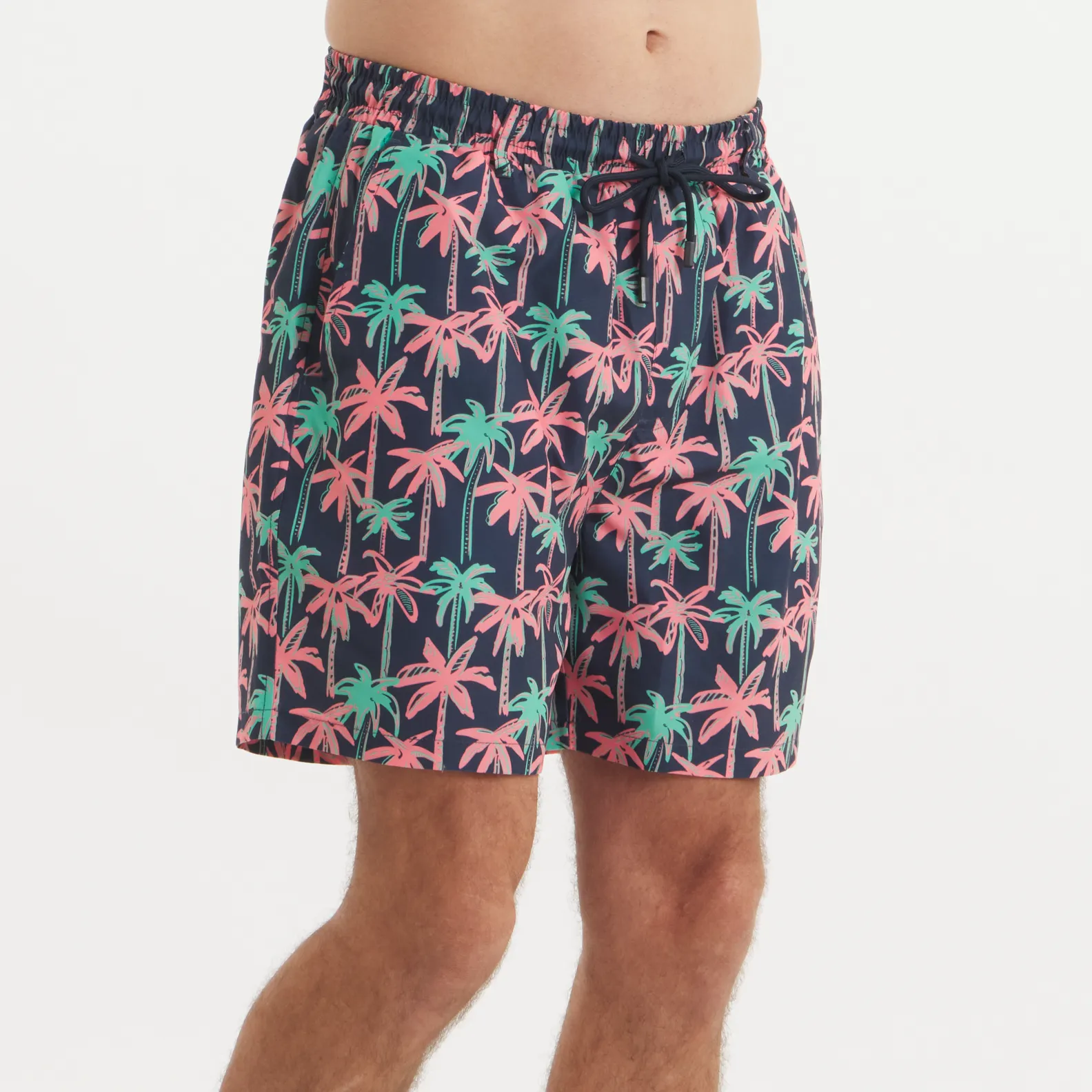 Southern Marsh 21 Harbor Swim Trunk - Neon Palms