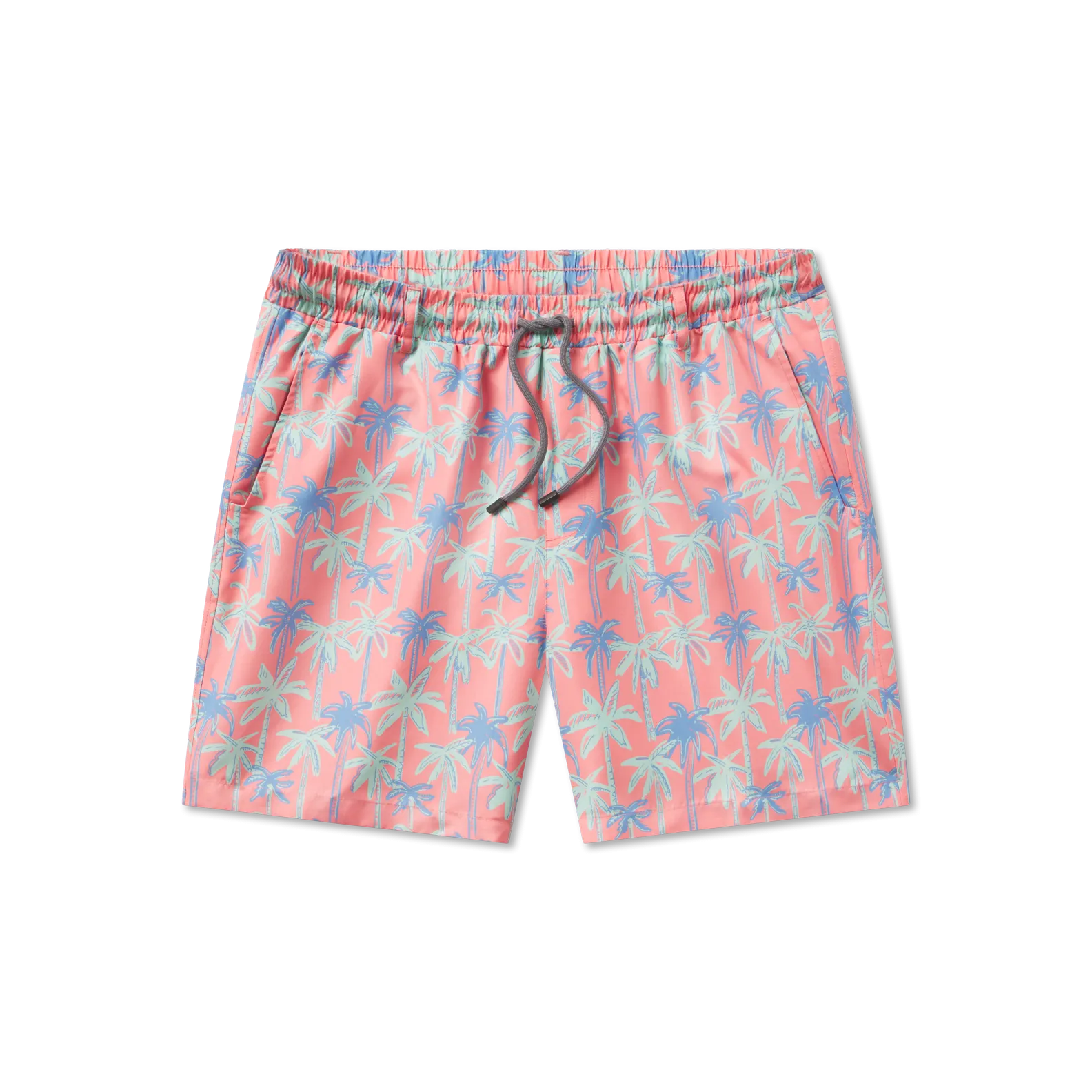 Southern Marsh 21 Harbor Swim Trunk - Neon Palms