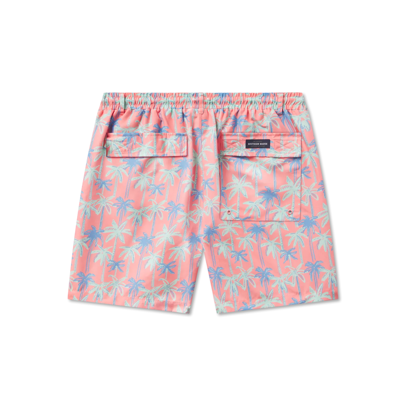 Southern Marsh 21 Harbor Swim Trunk - Neon Palms