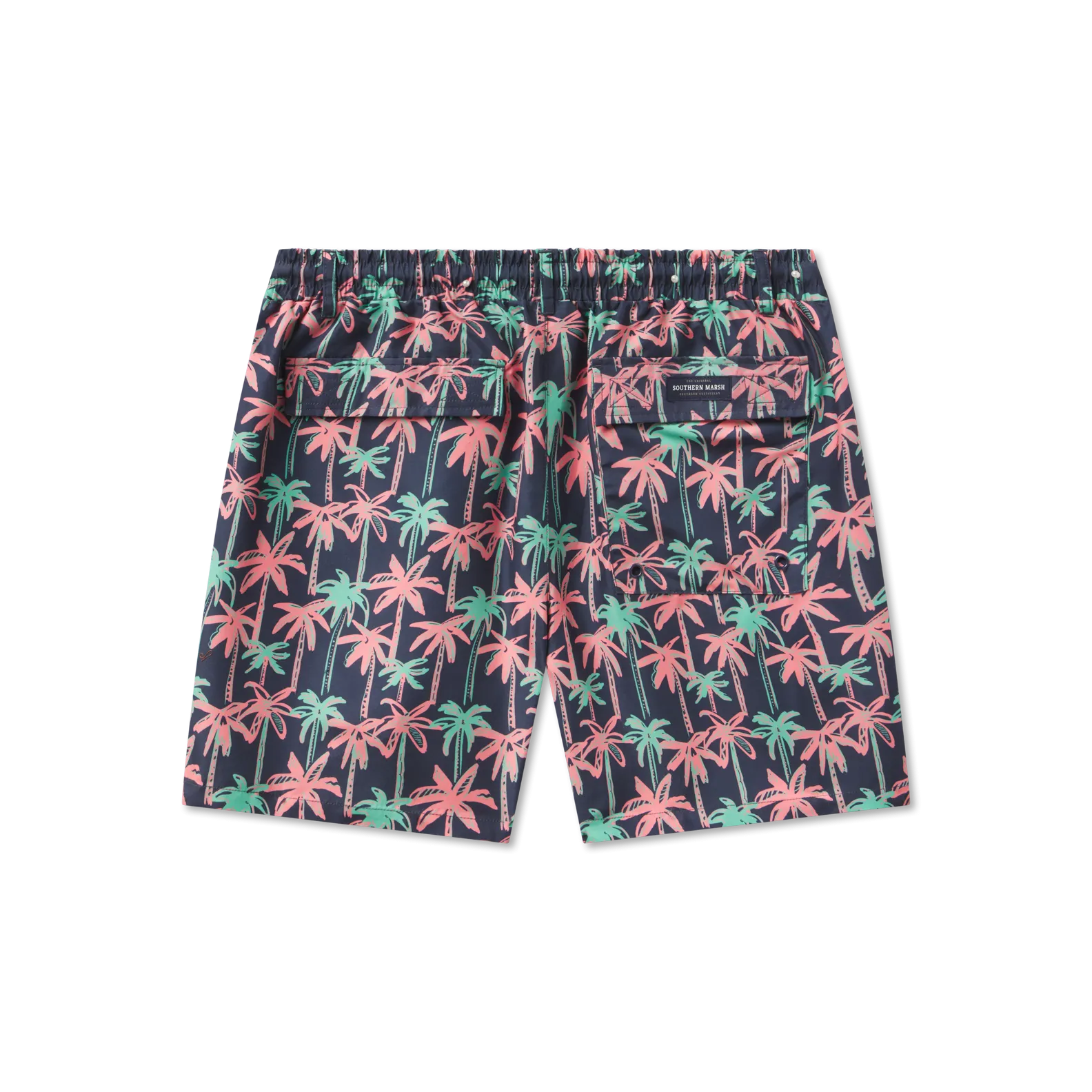 Southern Marsh 21 Harbor Swim Trunk - Neon Palms