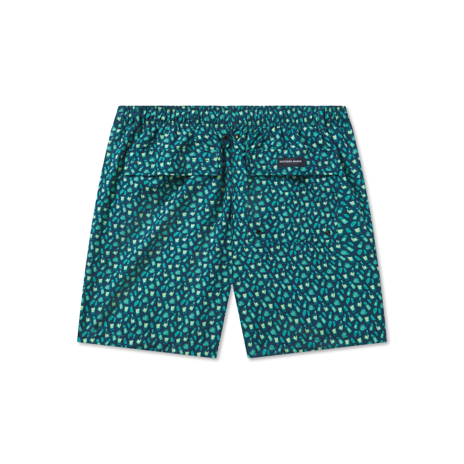 Southern Marsh 21 Harbor Swim Trunk - Salt & Lime